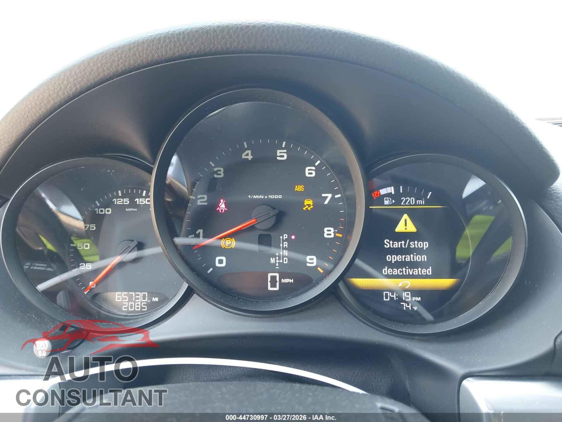 PORSCHE BOXSTER 2013 - WP0CA2A88DS112615