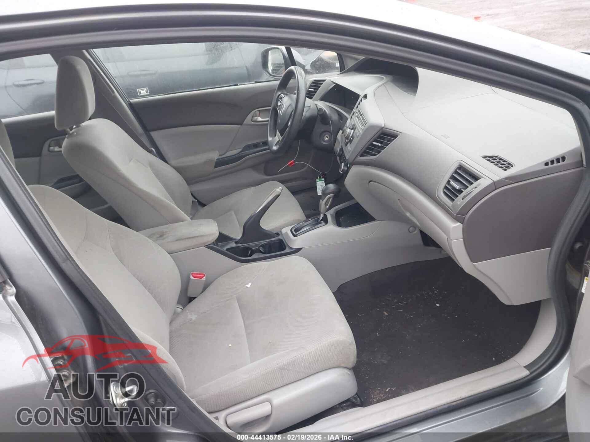 HONDA CIVIC 2012 - 19XFB2F58CE387525
