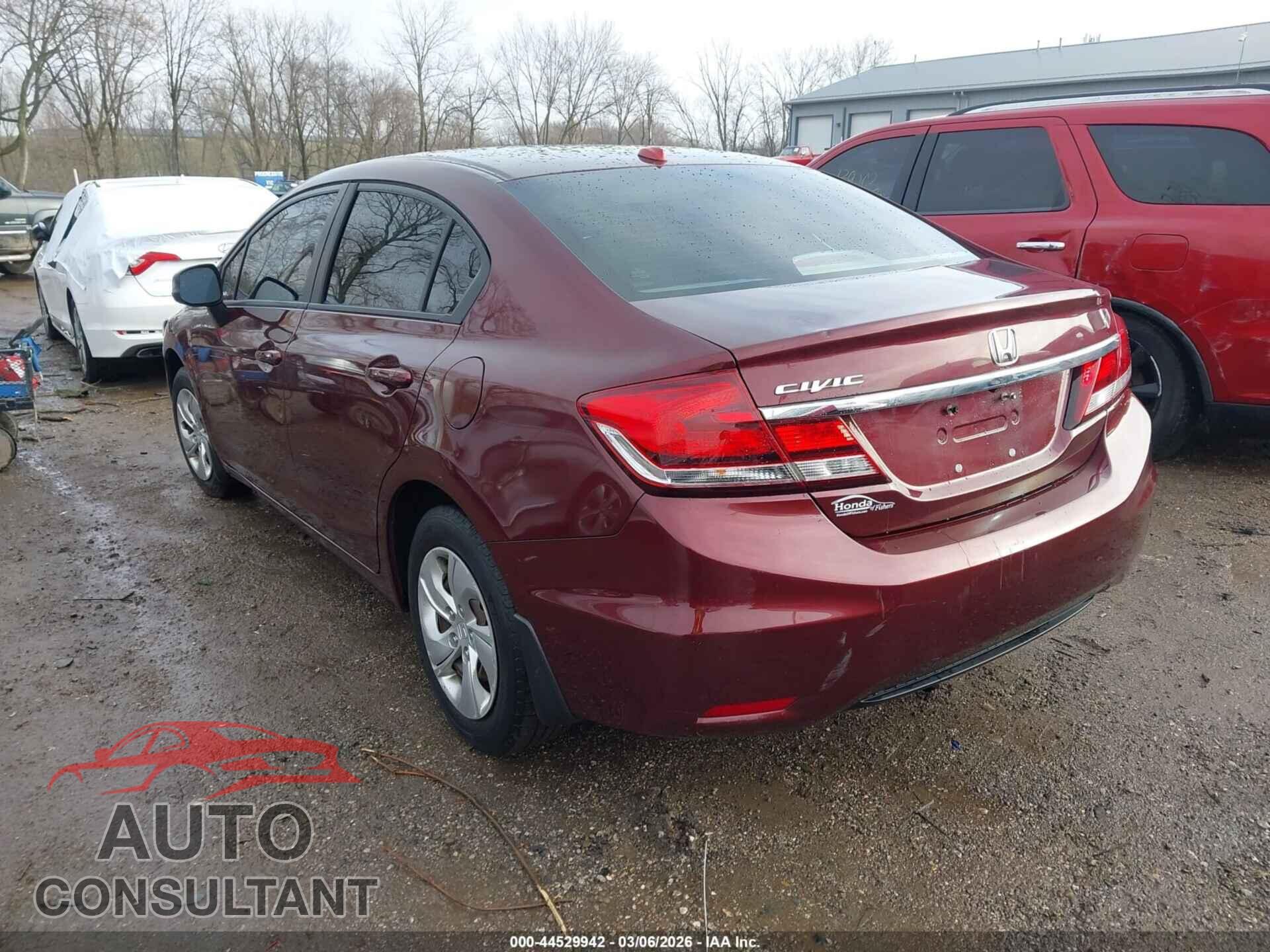 HONDA CIVIC 2013 - 19XFB2F55DE038422