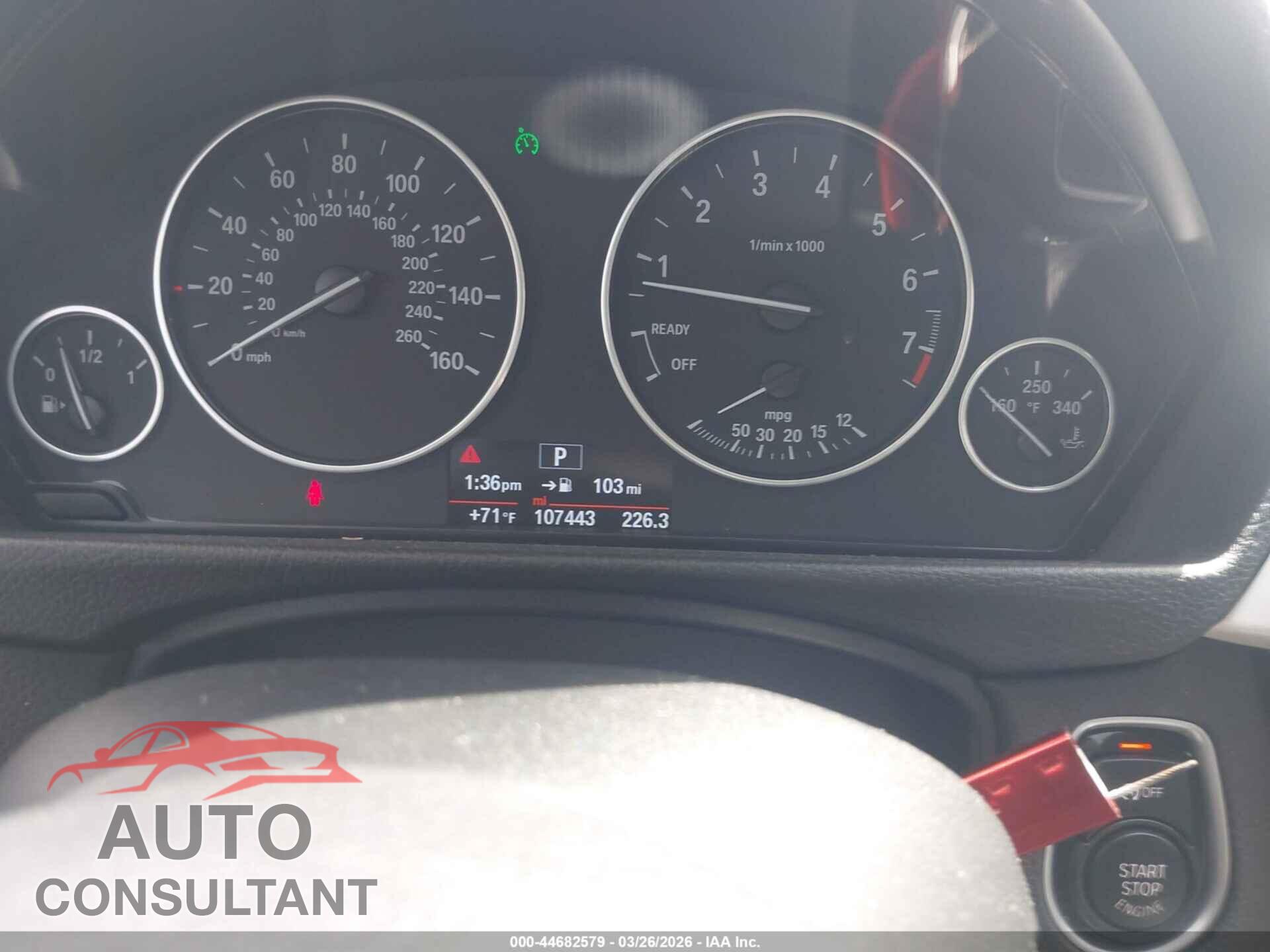 BMW 320I 2014 - WBA3B1G57ENS78920