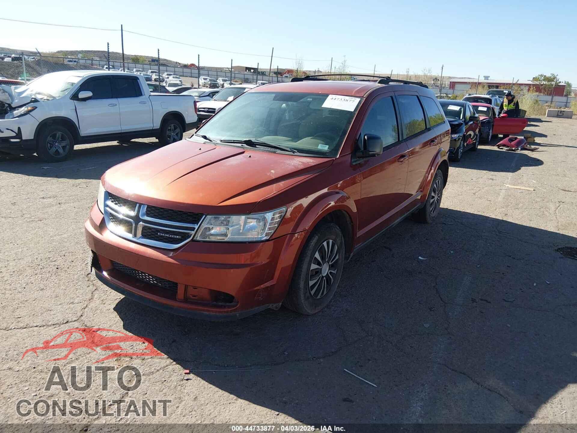 DODGE JOURNEY 2012 - 3C4PDCAB3CT238792