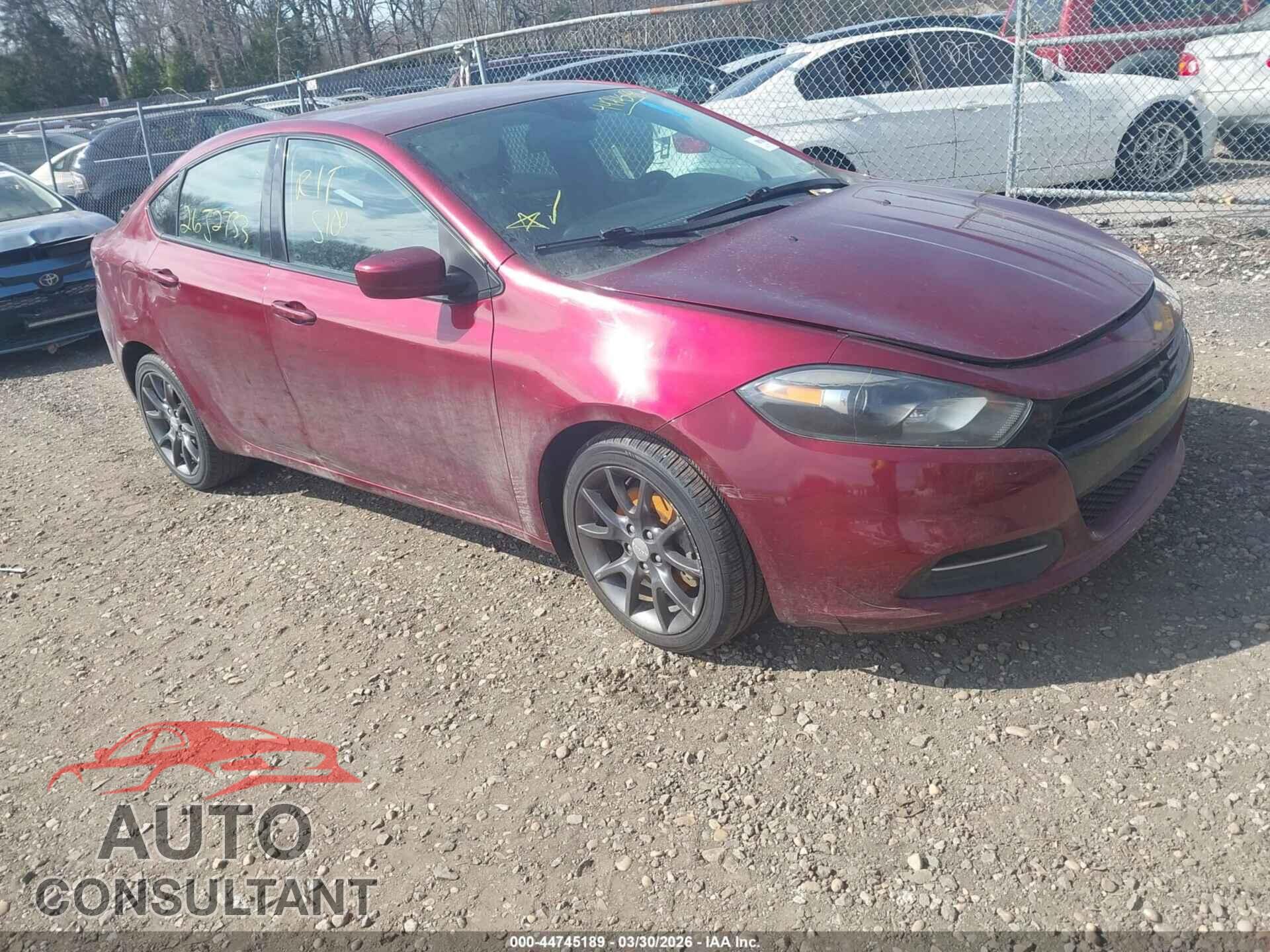 DODGE DART 2015 - 1C3CDFAA2FD375759