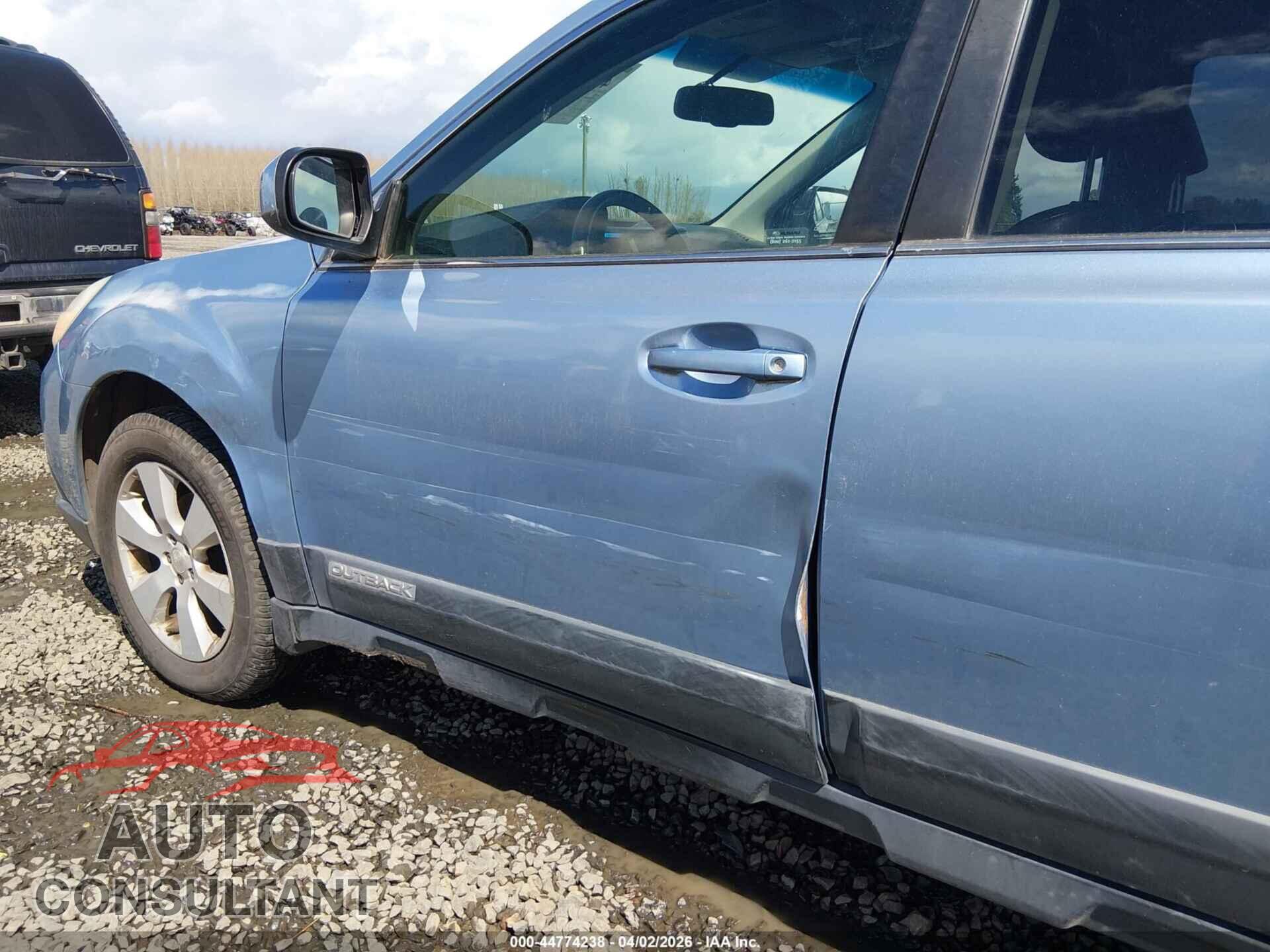 SUBARU OUTBACK 2010 - 4S4BRBKC6A3336457
