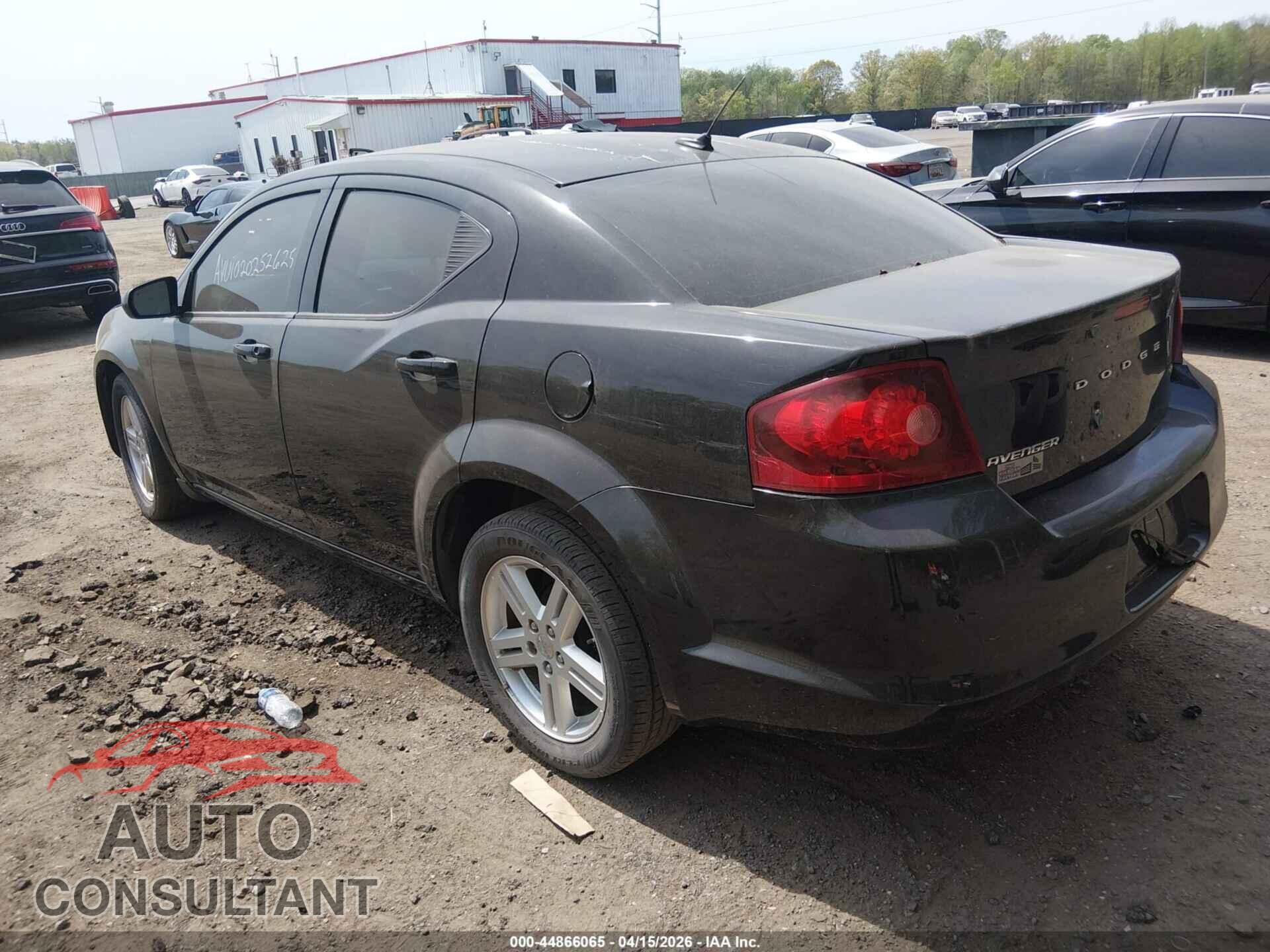 DODGE AVENGER 2012 - 1C3CDZCB3CN206539