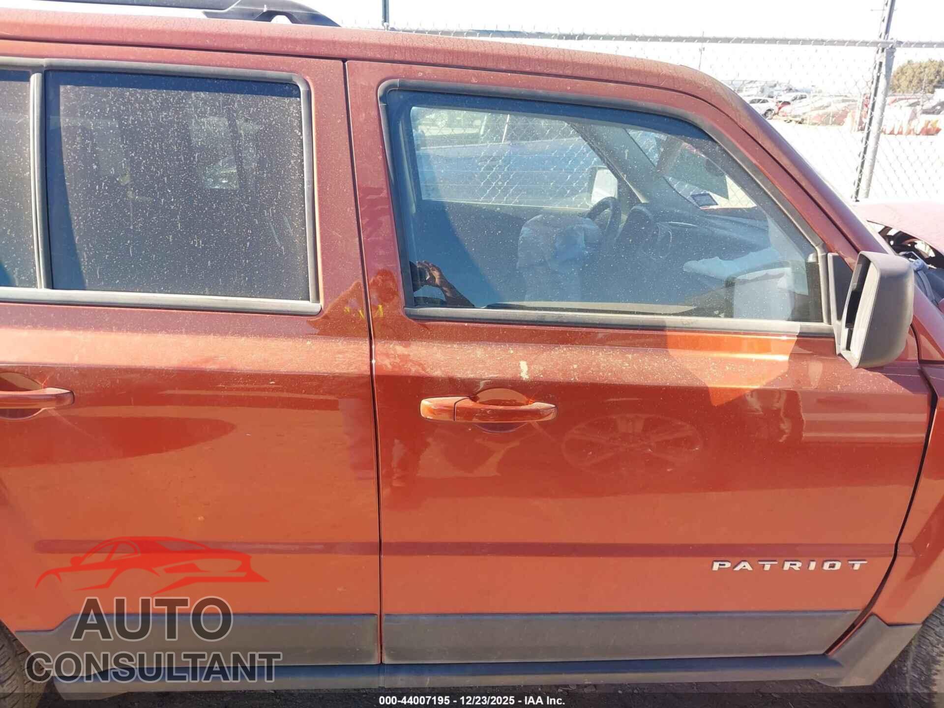 JEEP PATRIOT 2012 - 1C4NJPBB3CD606027