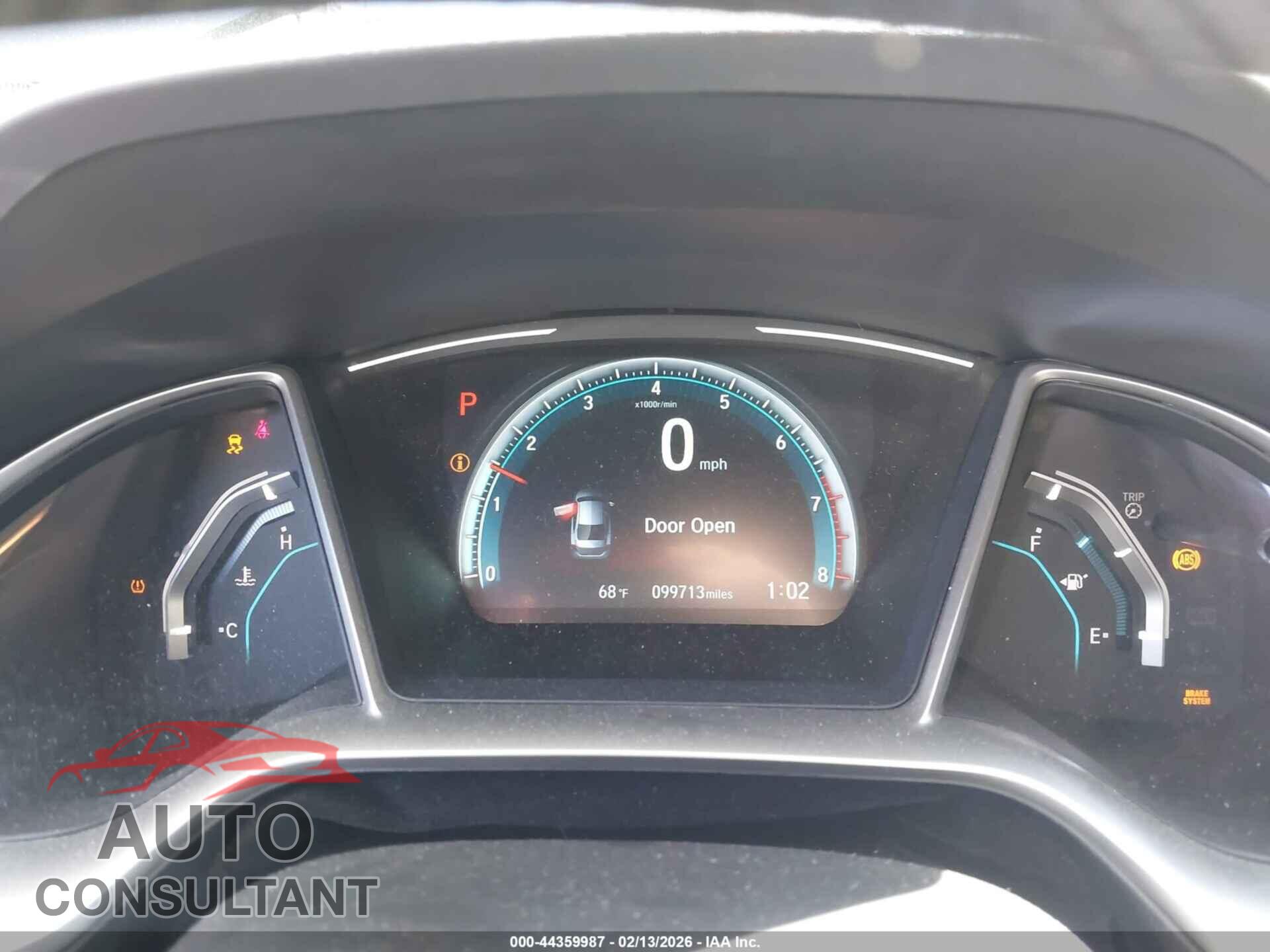 HONDA CIVIC 2017 - 19XFC2F71HE213947