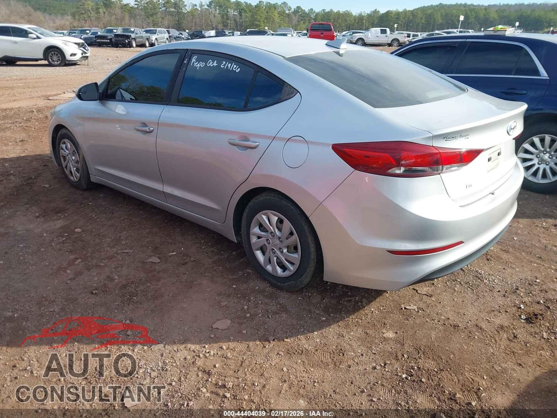 HYUNDAI ELANTRA 2017 - 5NPD74LF8HH196935
