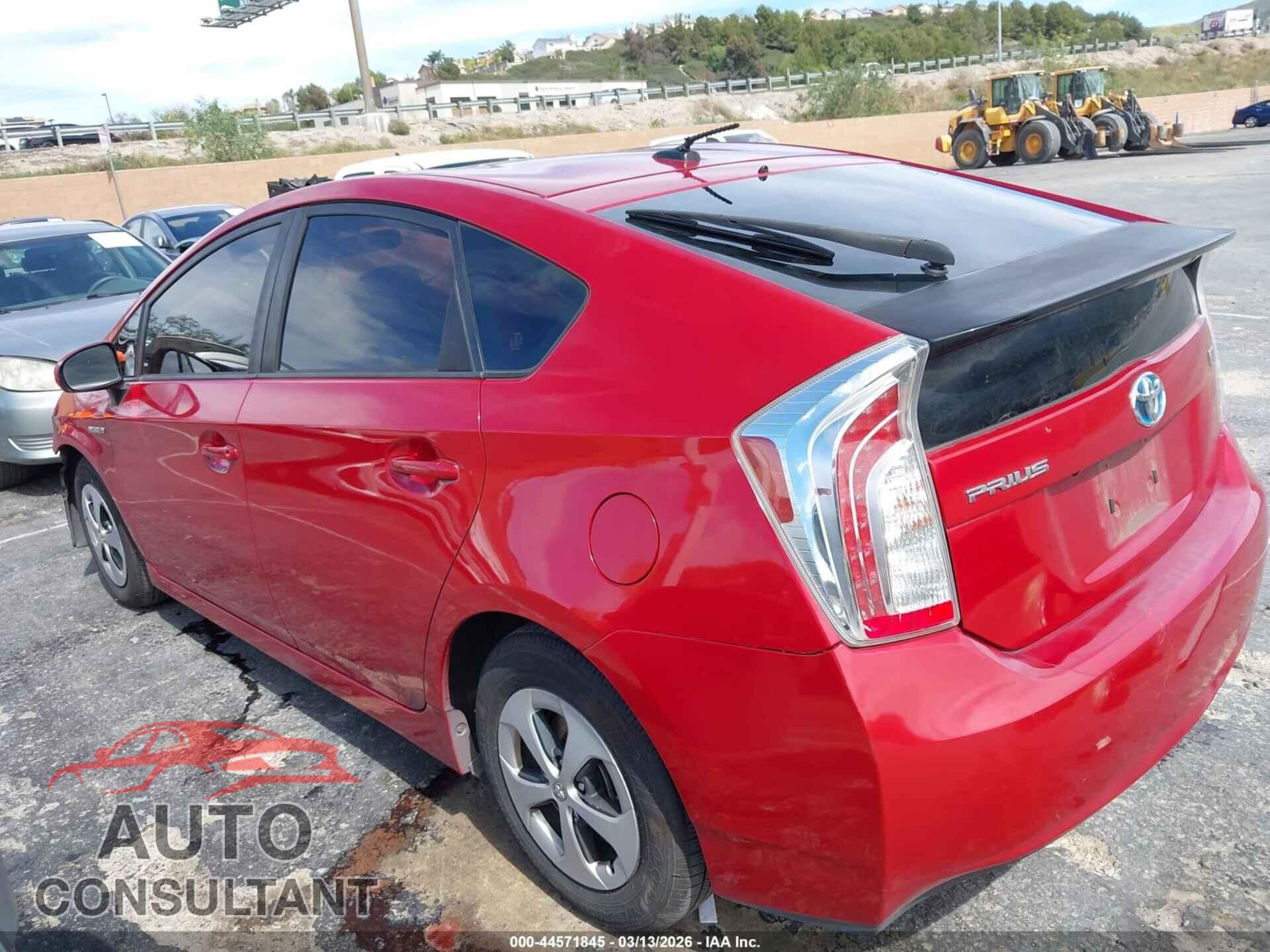 TOYOTA PRIUS 2014 - JTDKN3DU4E0362350