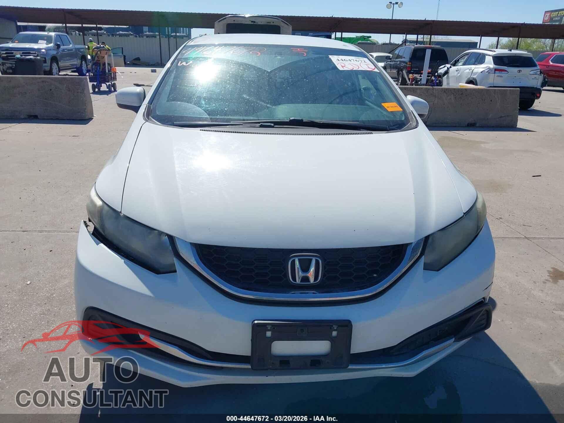 HONDA CIVIC 2014 - 19XFB2F5XEE032956