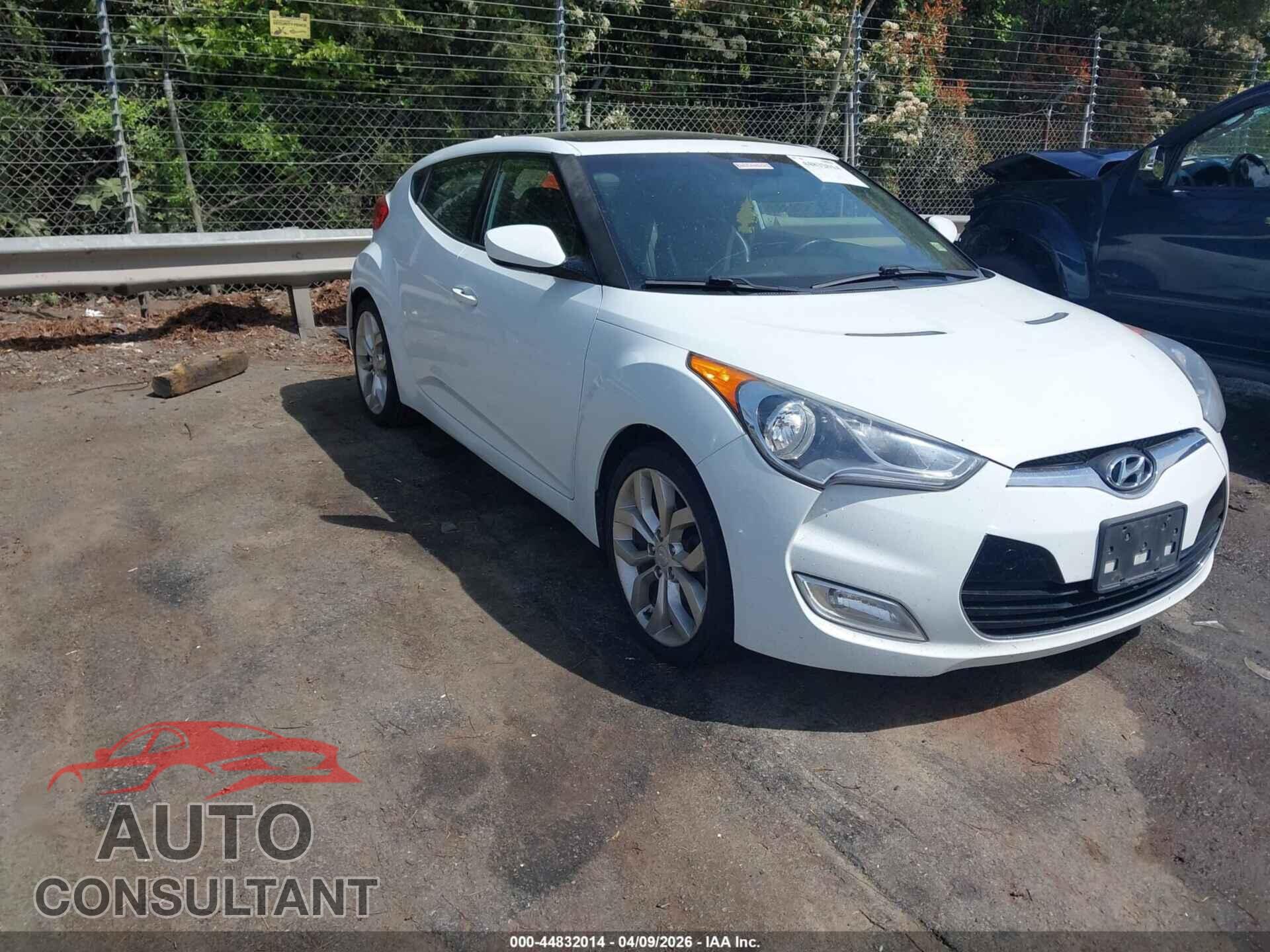 HYUNDAI VELOSTER 2013 - KMHTC6AD8DU169394