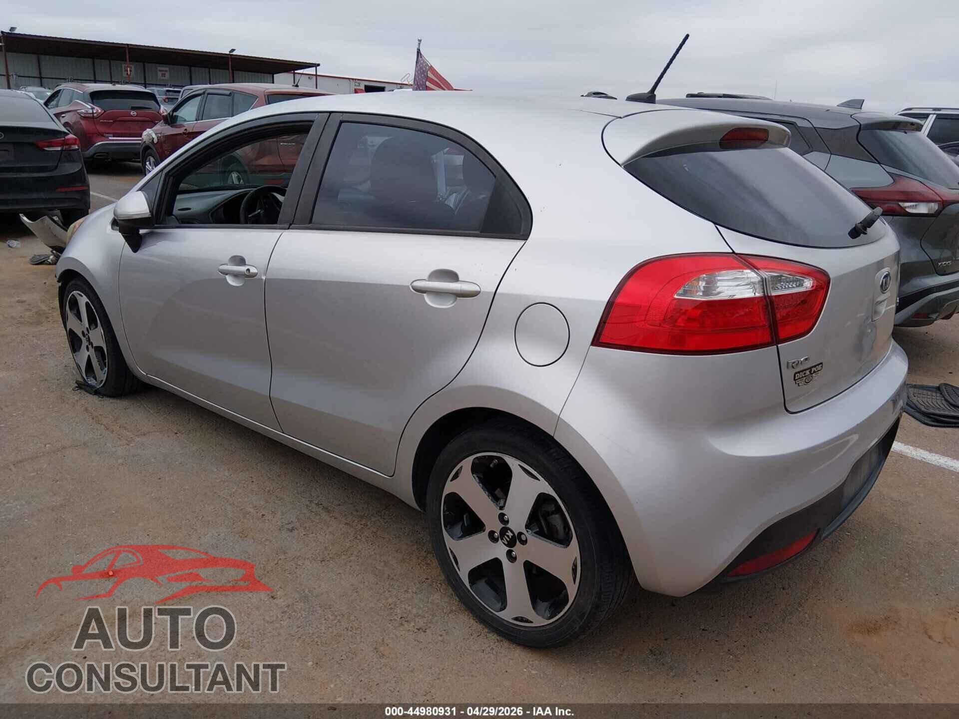 KIA RIO5 2012 - KNADN5A31C6019261