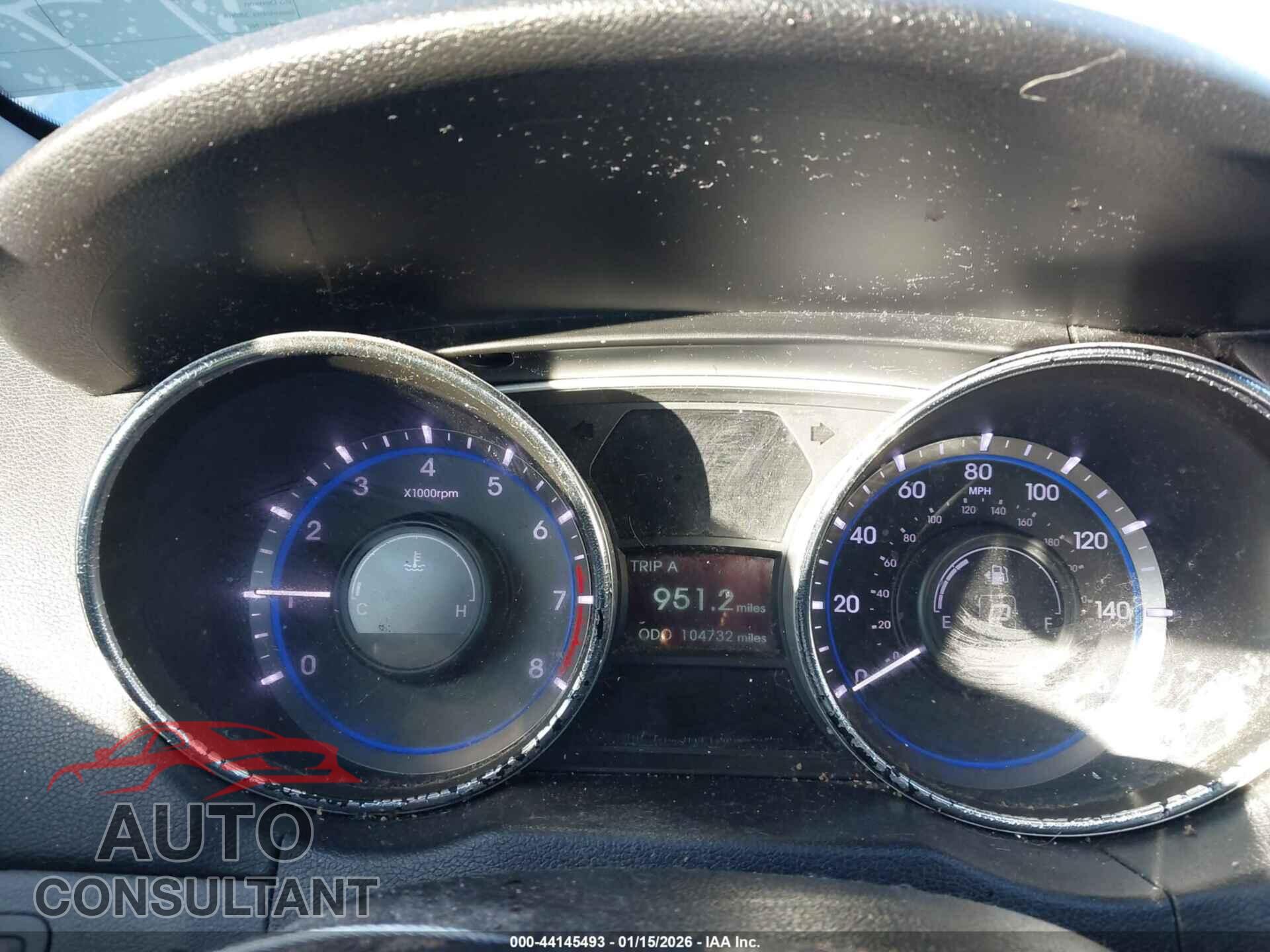 HYUNDAI SONATA 2013 - 5NPEC4AC4DH785970