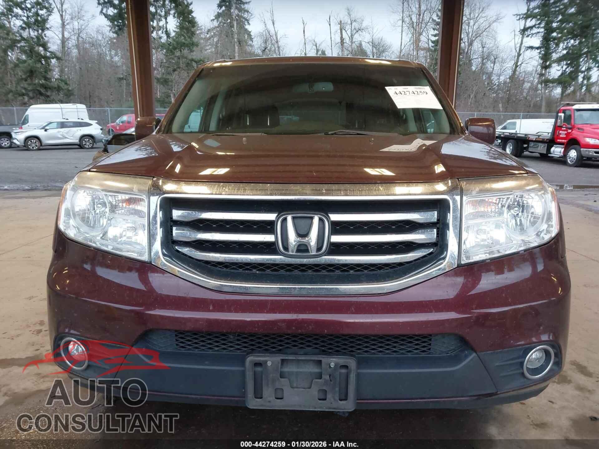 HONDA PILOT 2013 - 5FNYF4H73DB080749