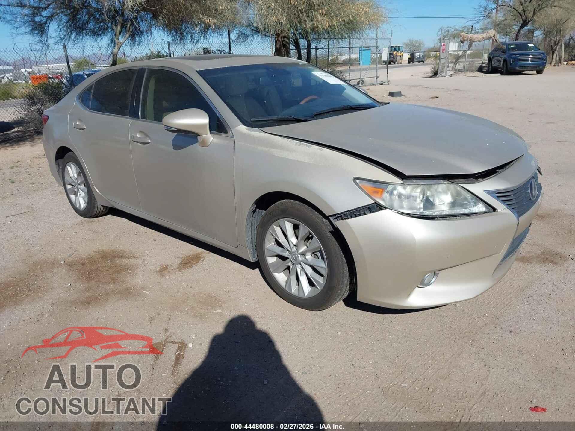 LEXUS ES 300H 2013 - JTHBW1GG8D2027021