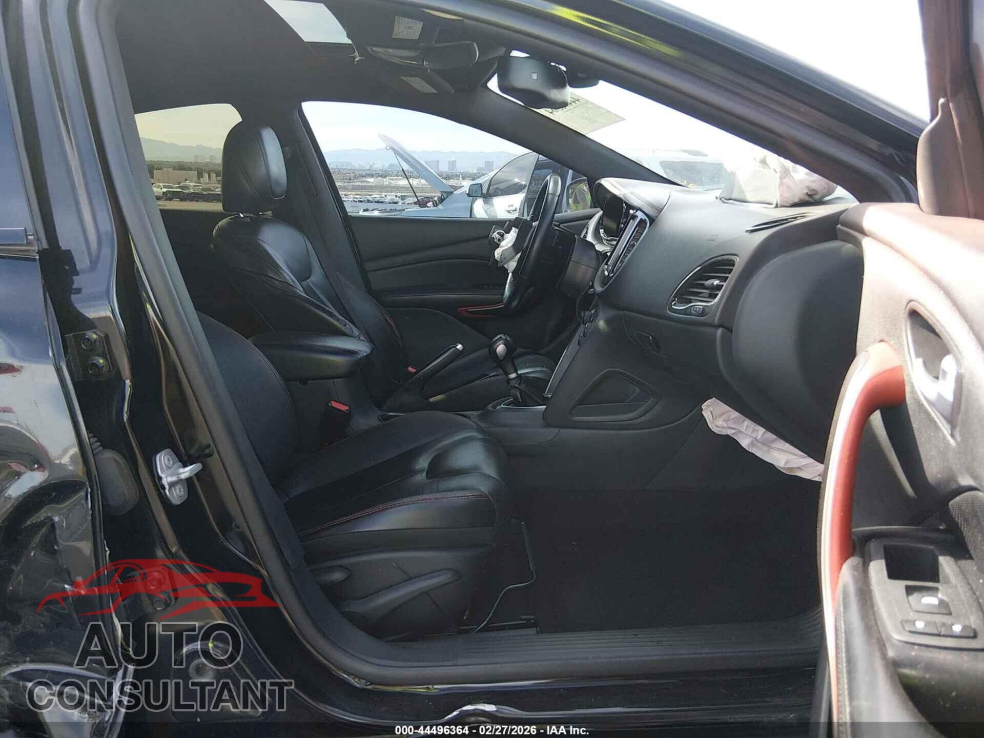 DODGE DART 2015 - 1C3CDFEB5FD213031