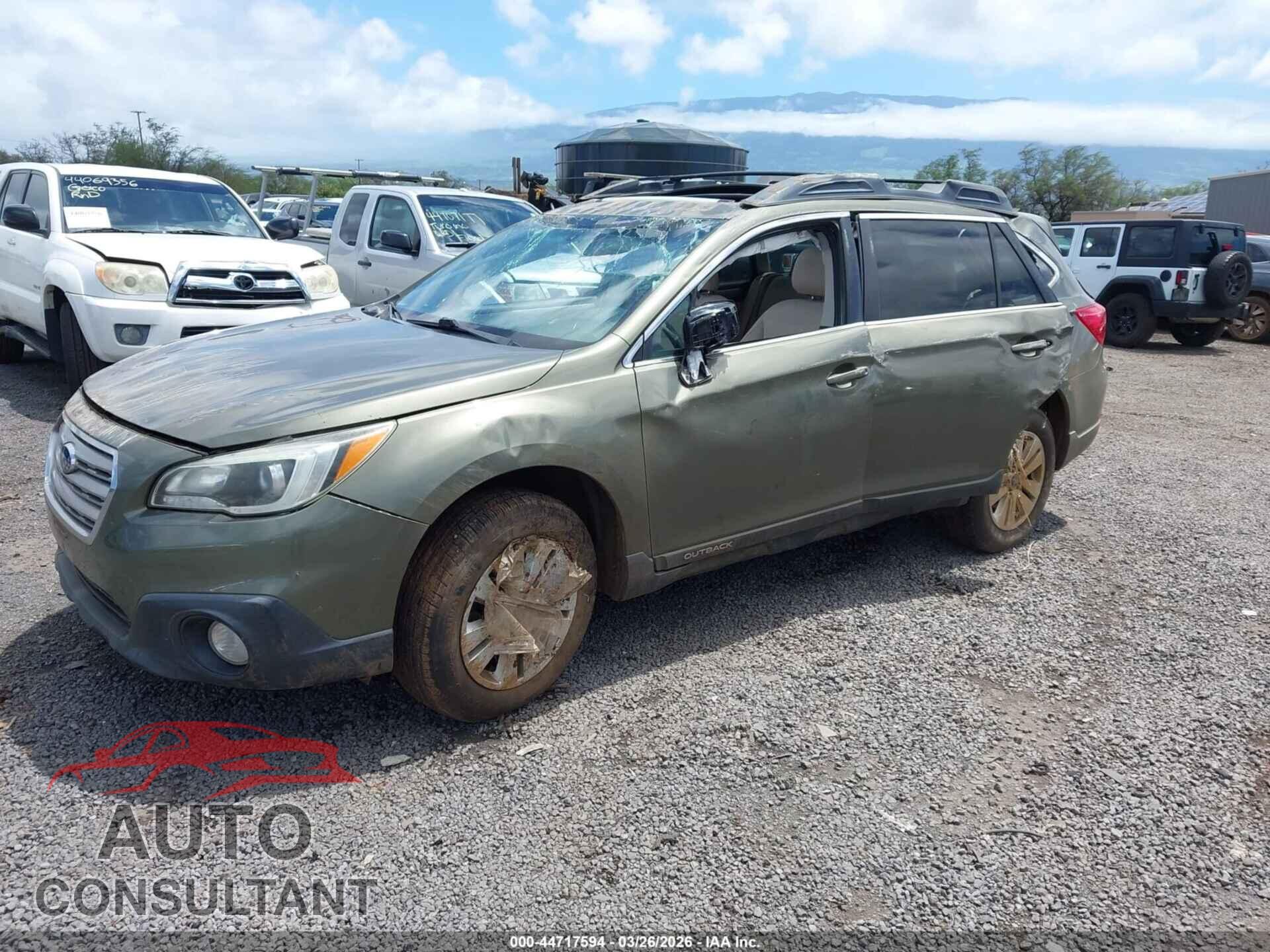 SUBARU OUTBACK 2015 - 4S4BSBDC7F3201397