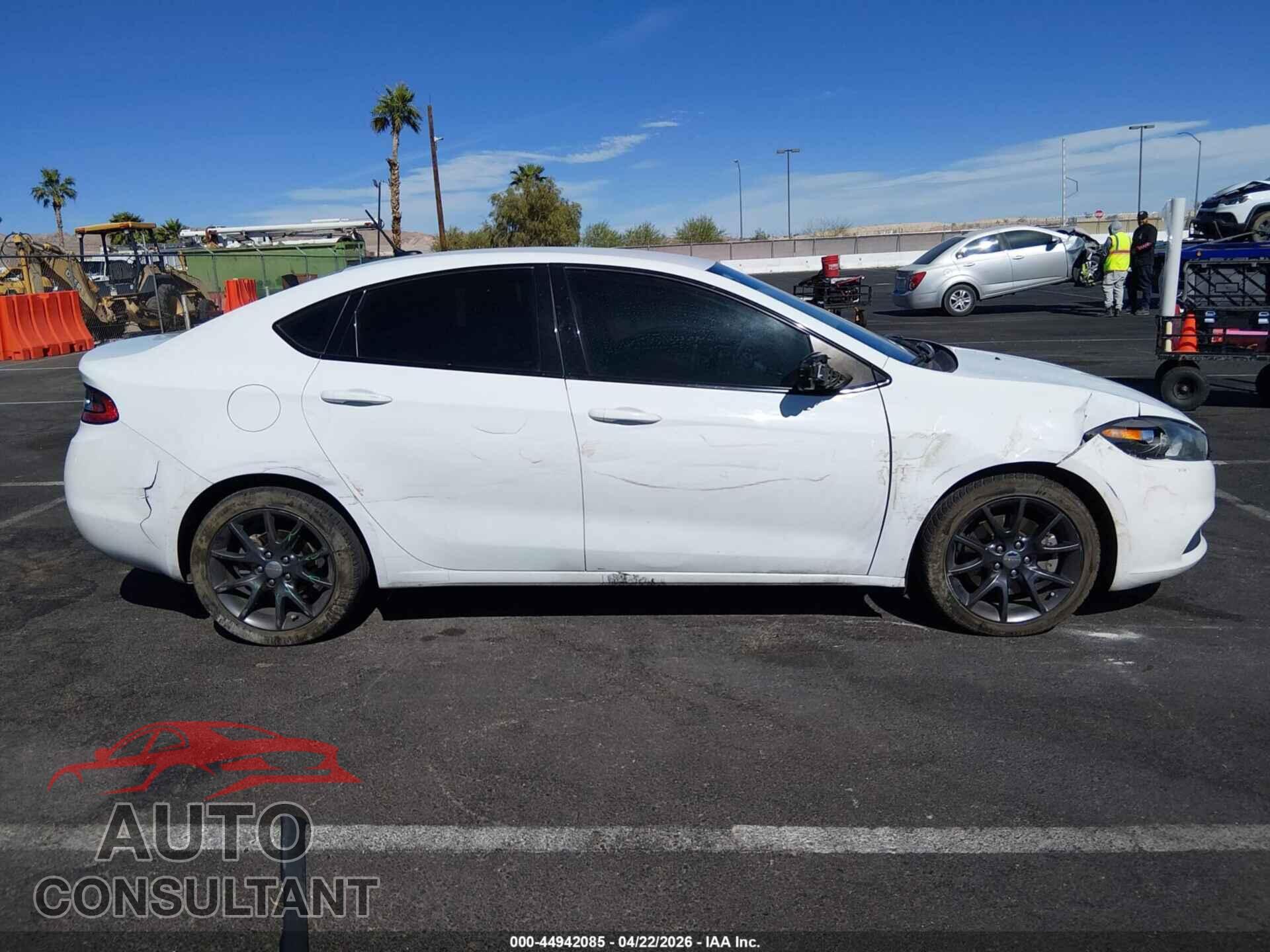 DODGE DART 2016 - 1C3CDFAA9GD643711