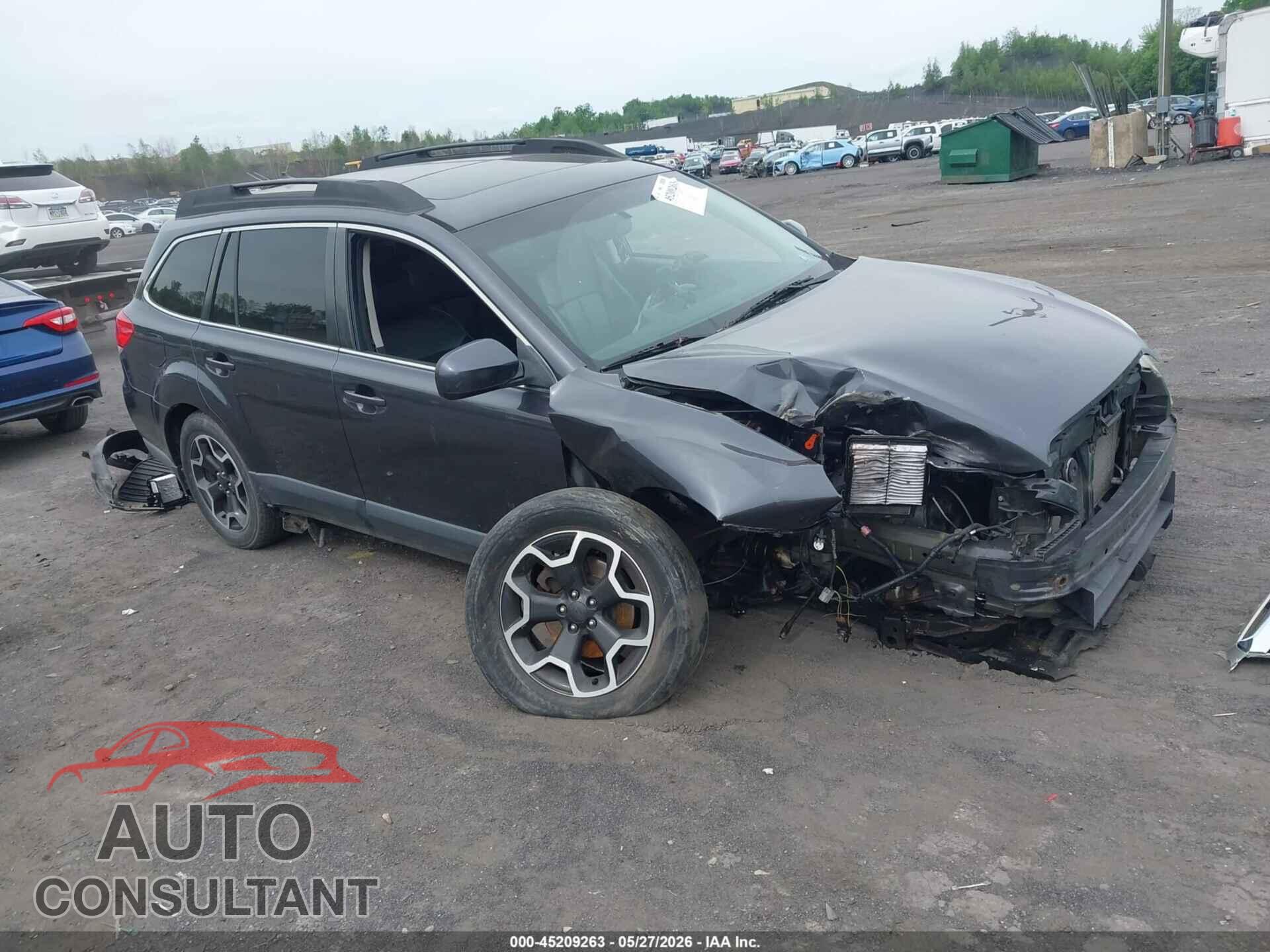 SUBARU OUTBACK 2012 - 4S4BRBKCXC3213277