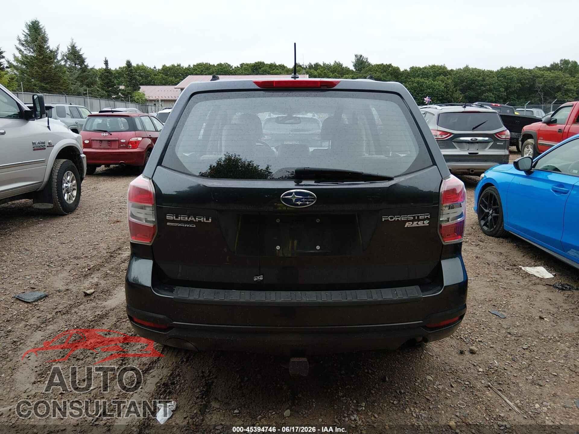 SUBARU FORESTER 2014 - JF2SJAAC1EH516950