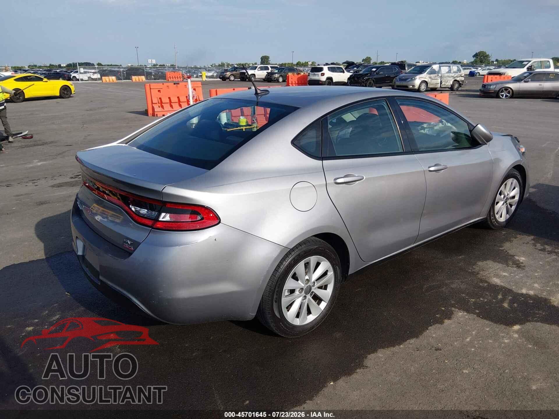 DODGE DART 2014 - 1C3CDFBB3ED768692
