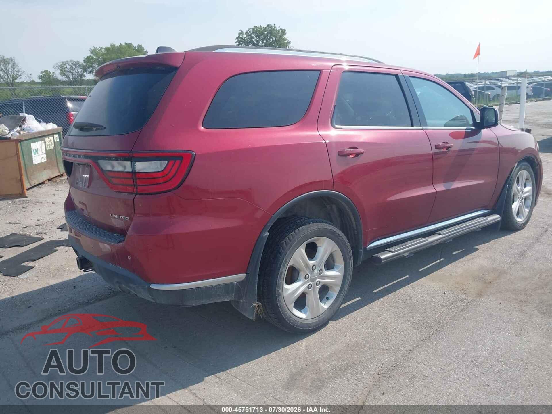 DODGE DURANGO 2015 - 1C4RDJDG2FC121189