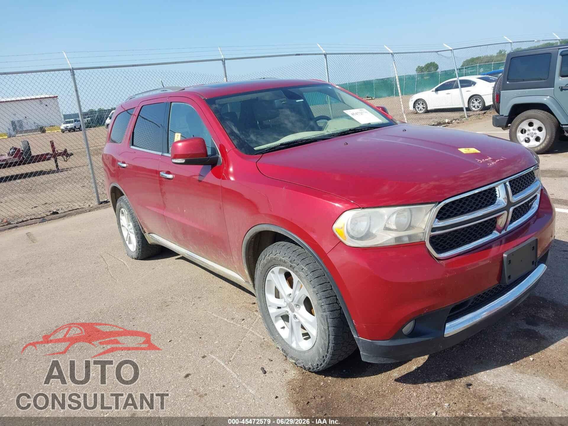 DODGE DURANGO 2013 - 1C4RDJDG1DC663395