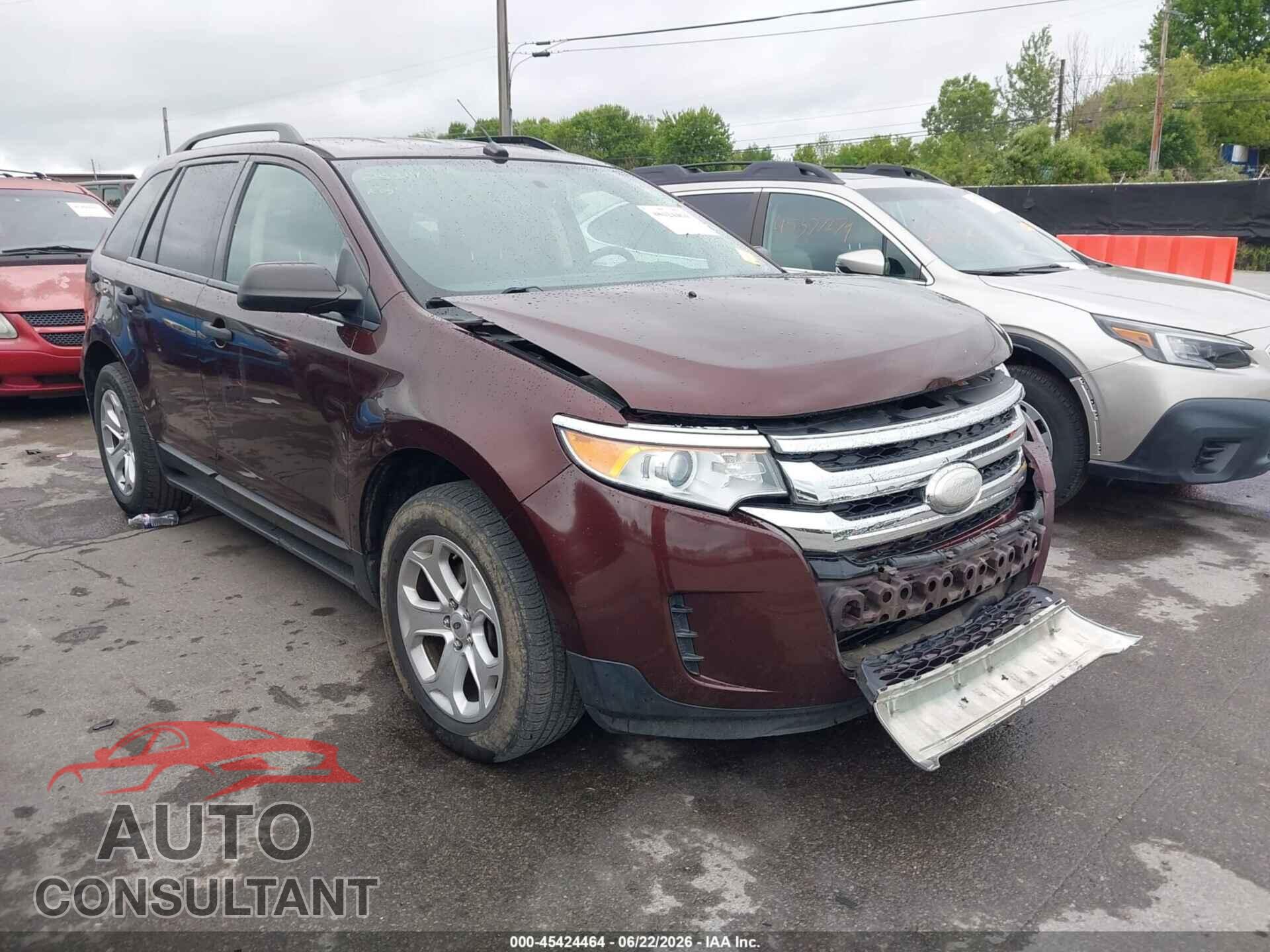 FORD EDGE 2012 - 2FMDK3G9XCBA36651