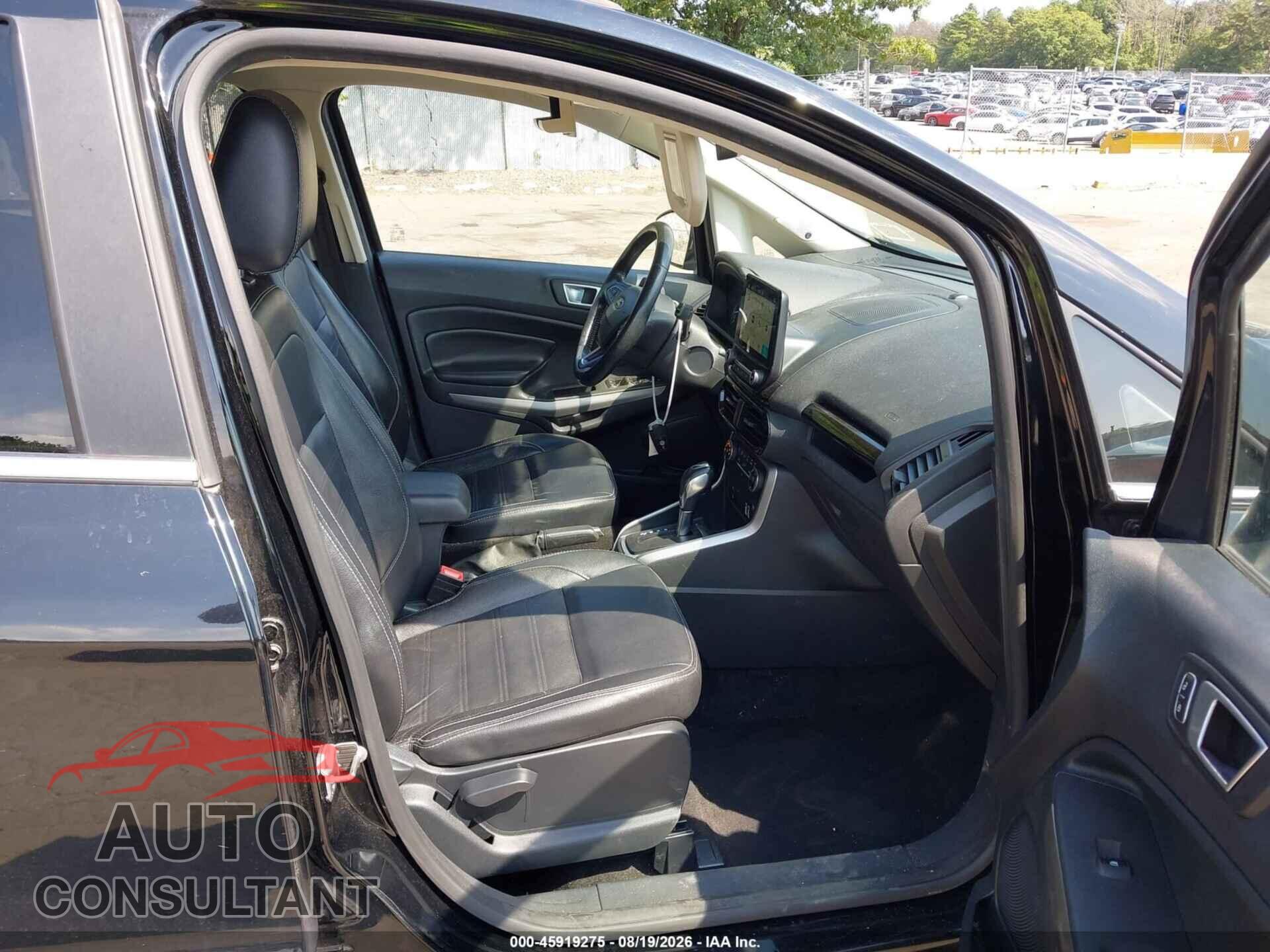 FORD ECOSPORT 2019 - MAJ6S3KL7KC303426
