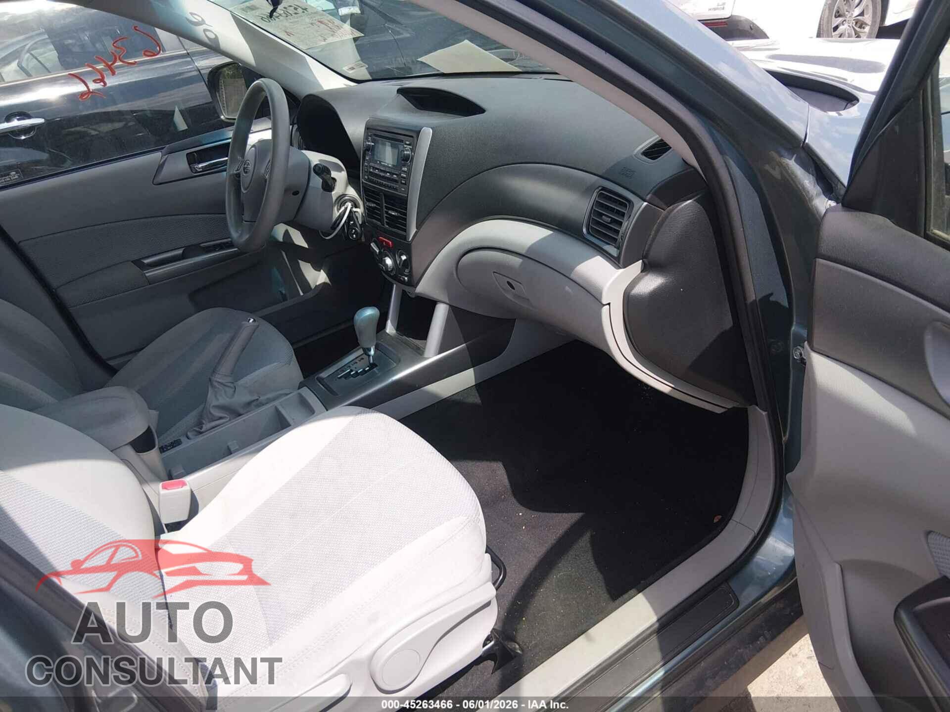 SUBARU FORESTER 2012 - JF2SHBDC8CH442081