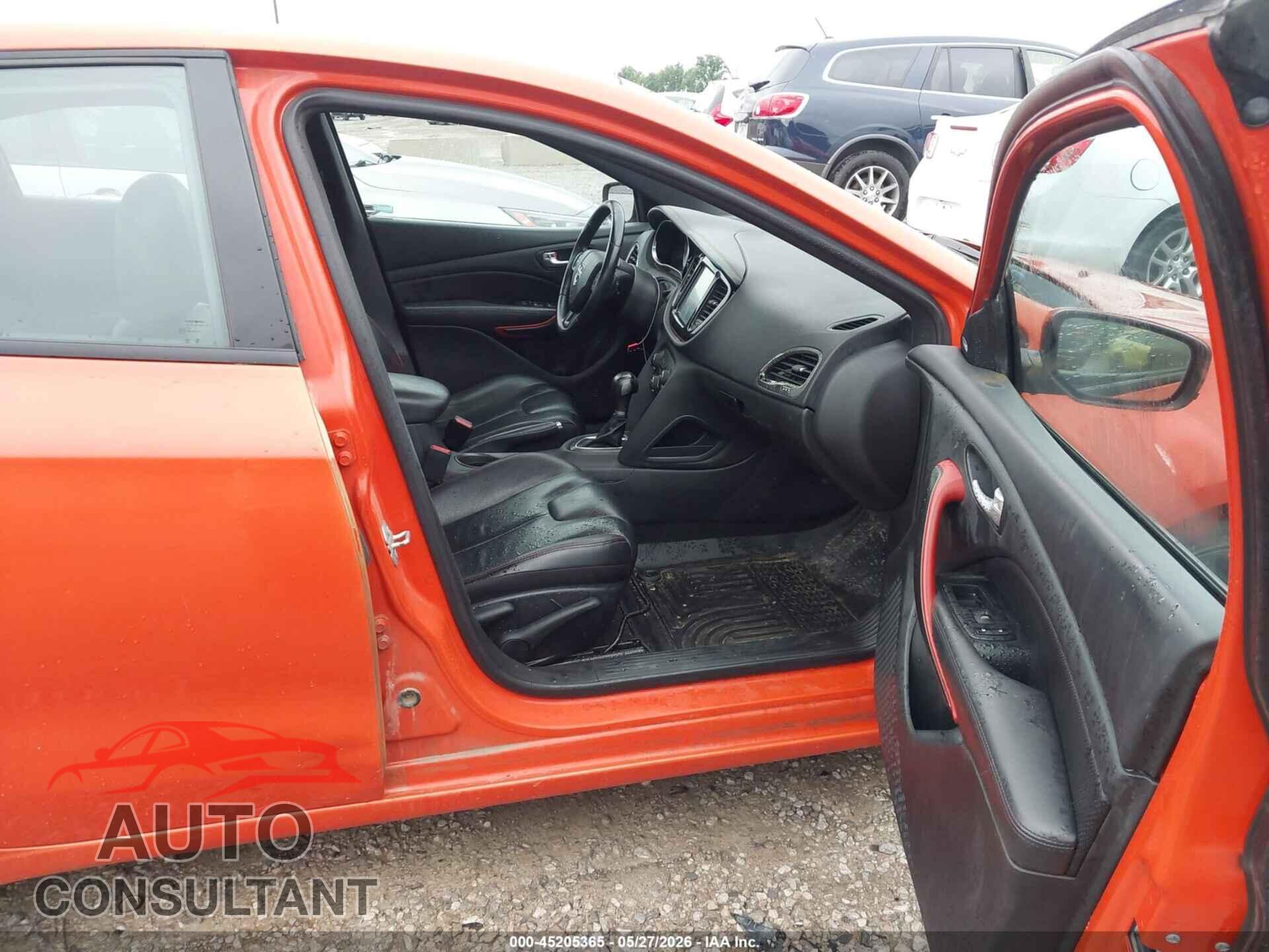 DODGE DART 2015 - 1C3CDFEB4FD345486