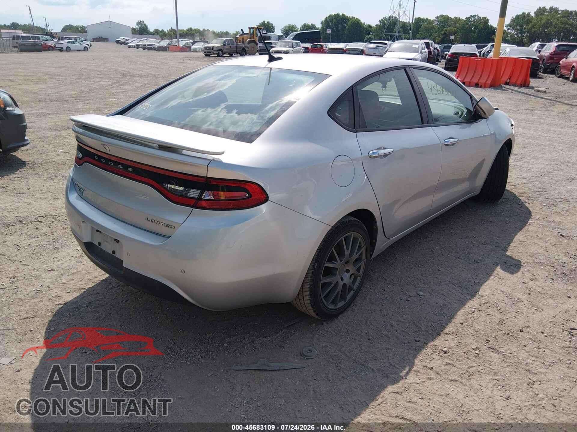 DODGE DART 2013 - 1C3CDFCA7DD106859