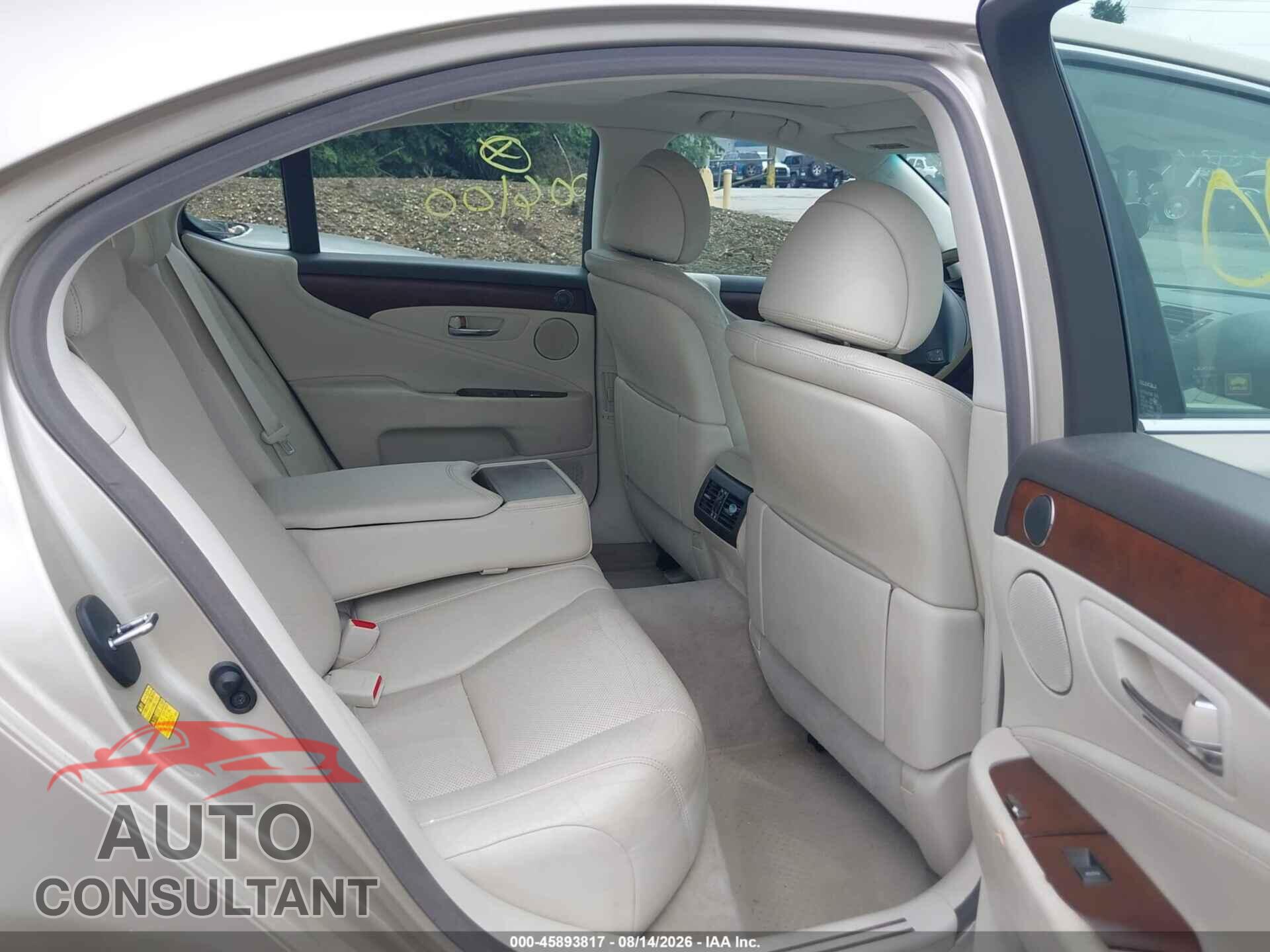LEXUS LS 460 2010 - JTHCL5EF8A5006100