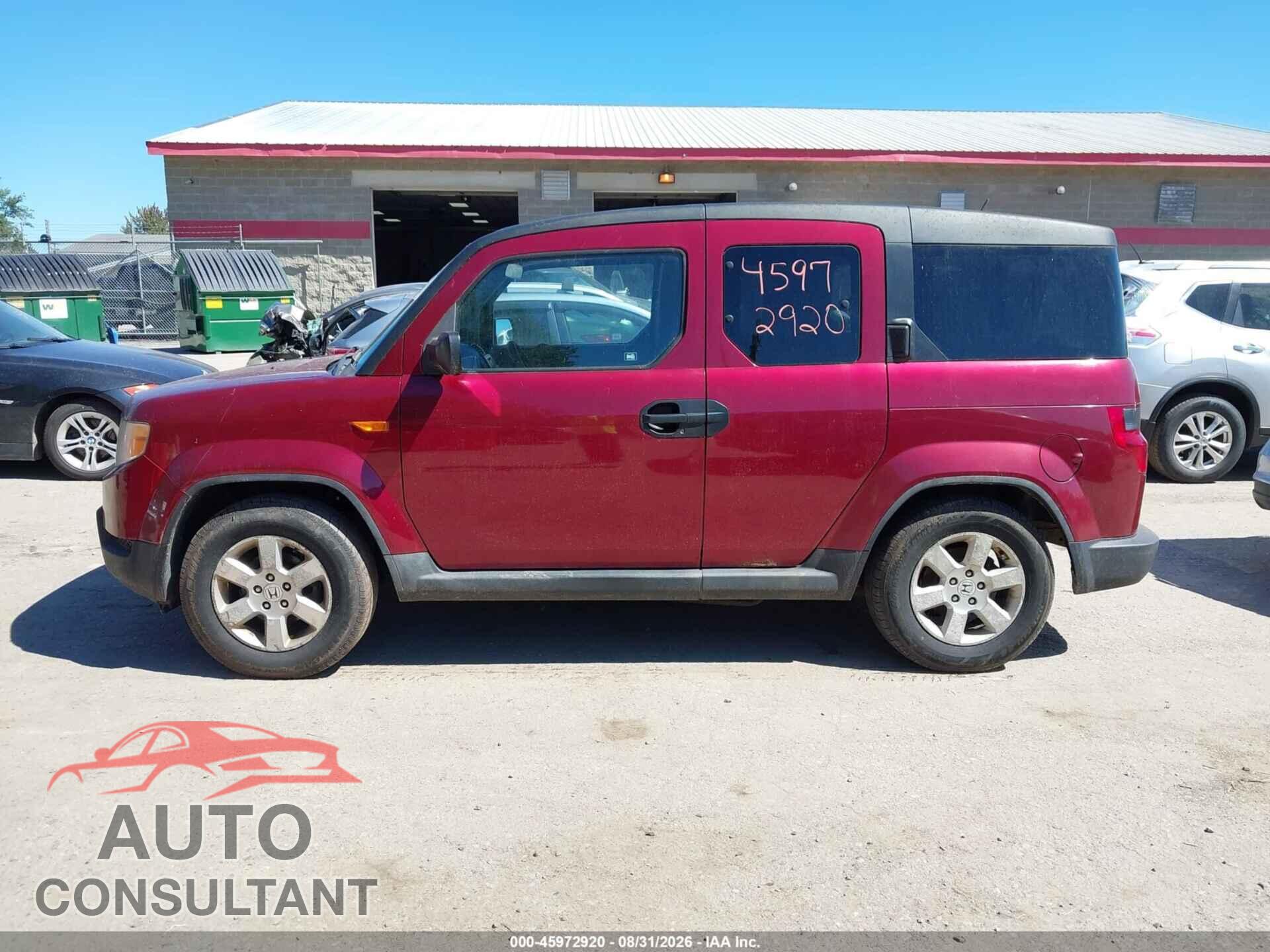 HONDA ELEMENT 2010 - 5J6YH2H76AL004962