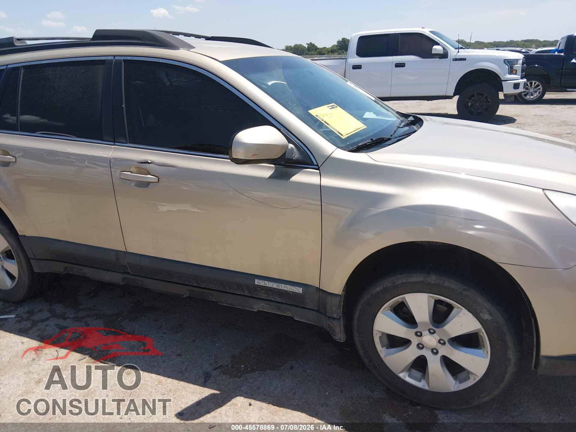 SUBARU OUTBACK 2010 - 4S4BRCCC3A3322018