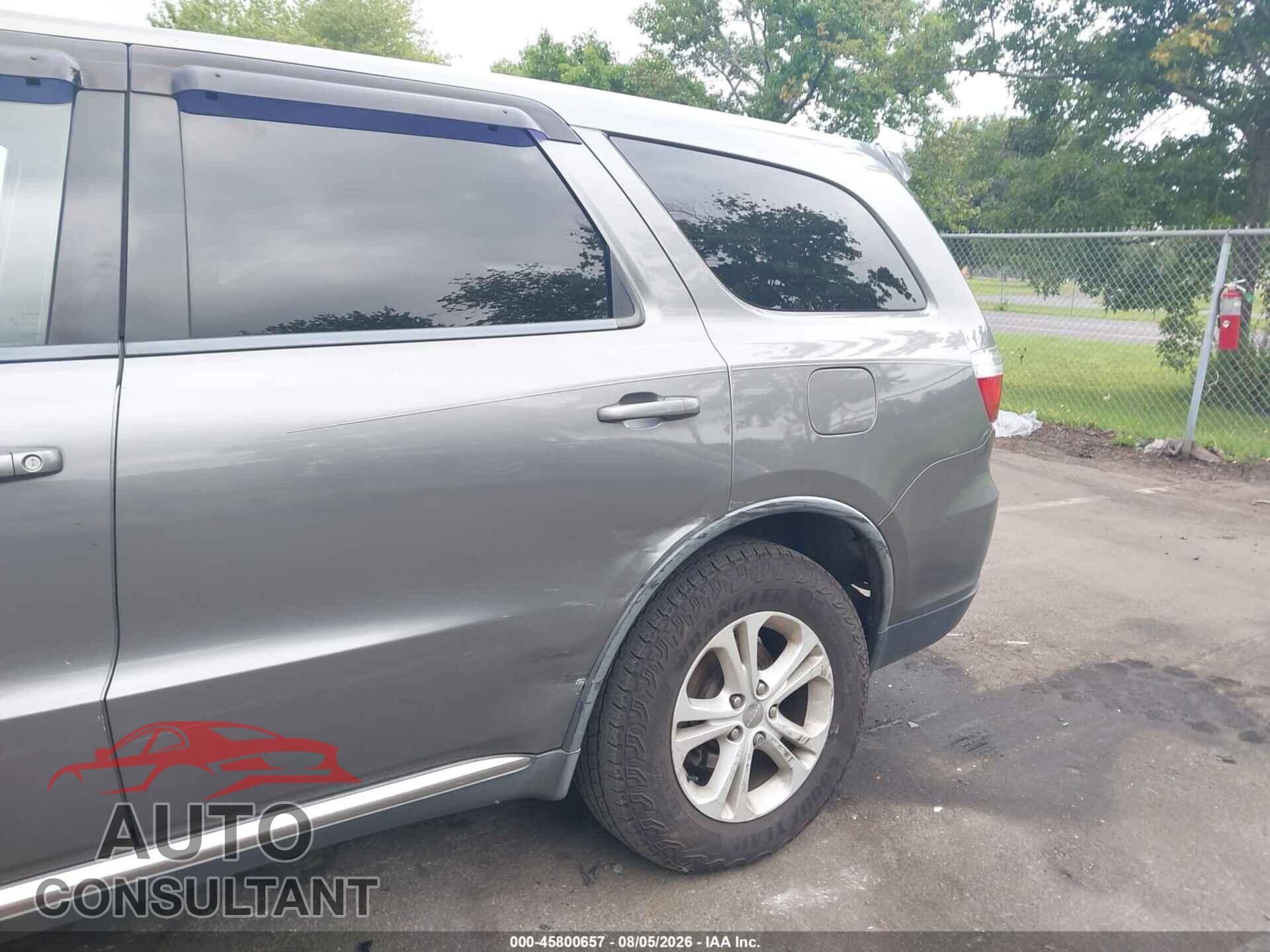 DODGE DURANGO 2011 - 1D4RE2GG0BC712407