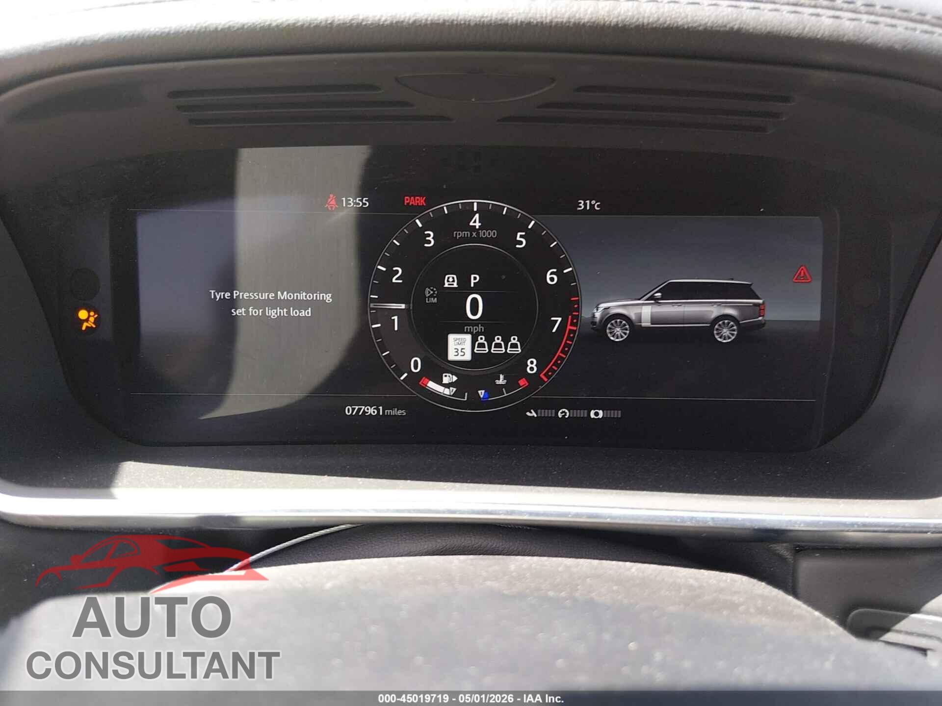 LAND ROVER RANGE ROVER 2020 - SALGS2SE6LA577992