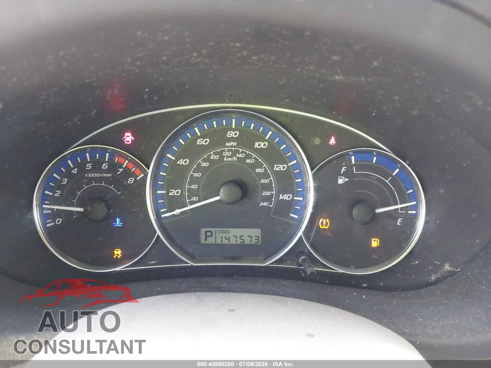 SUBARU FORESTER 2012 - JF2SHADC5CH459513