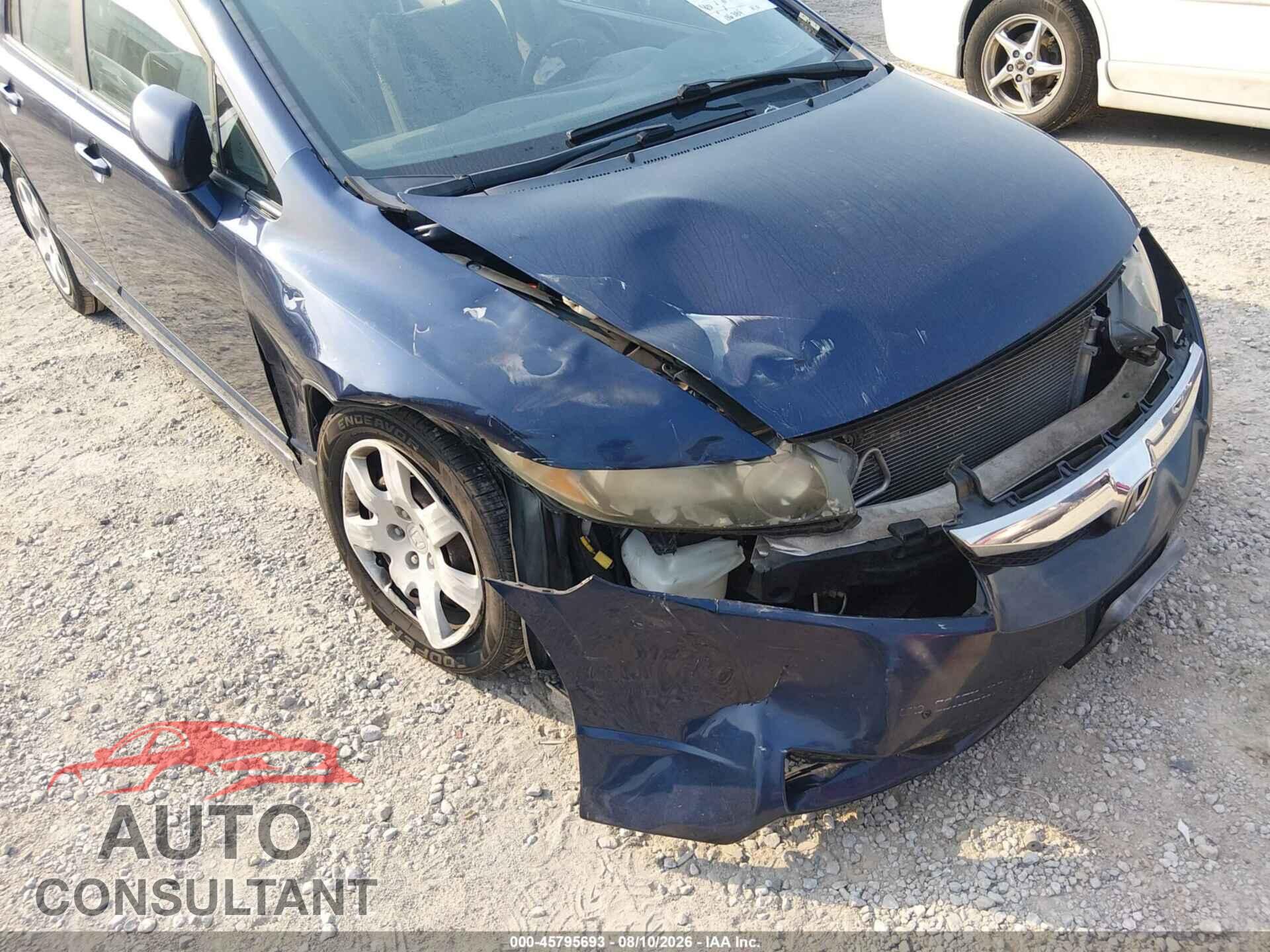 HONDA CIVIC 2010 - 19XFA1F5XAE086183