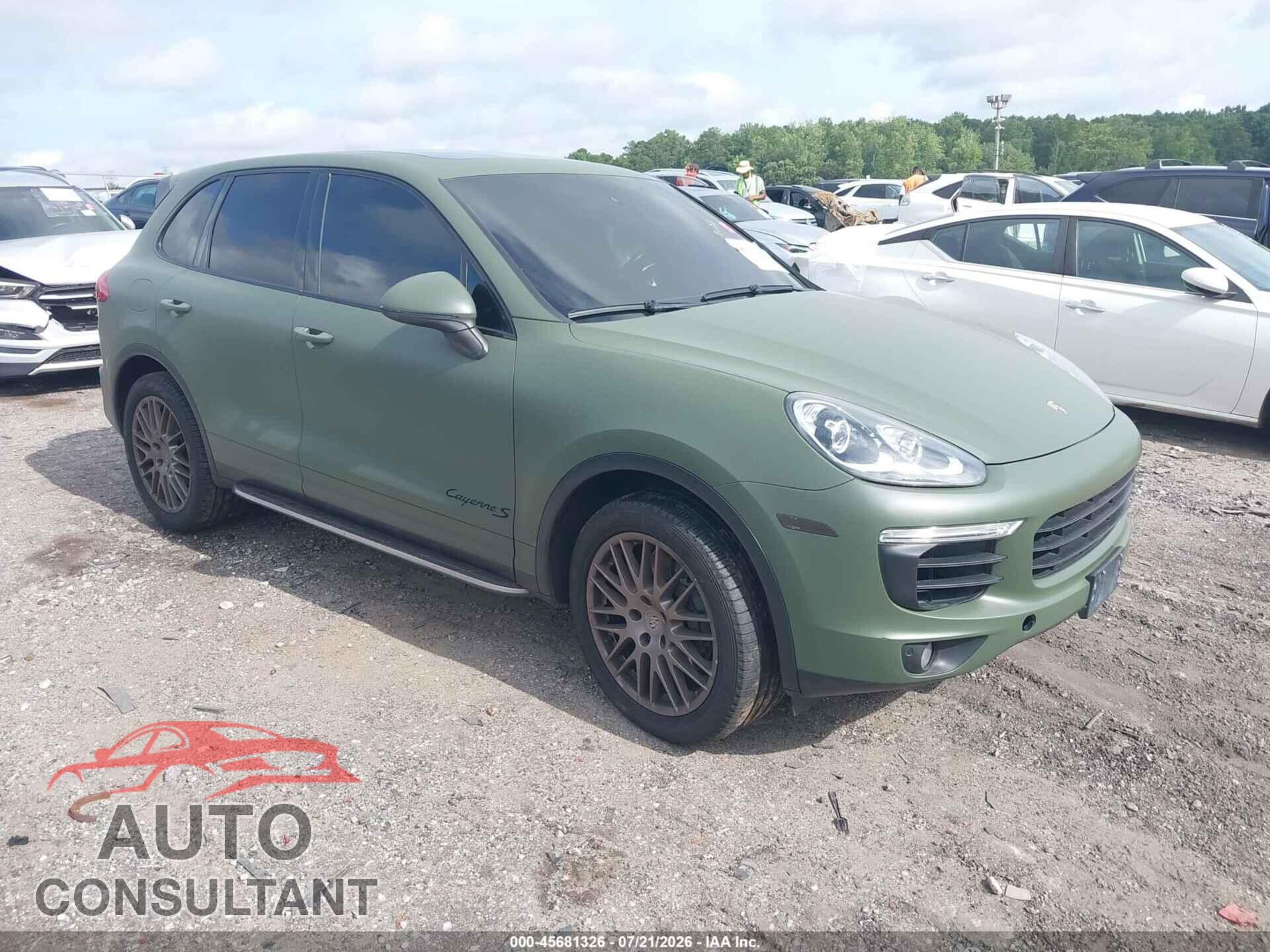 PORSCHE CAYENNE 2015 - WP1AB2A22FLA56408
