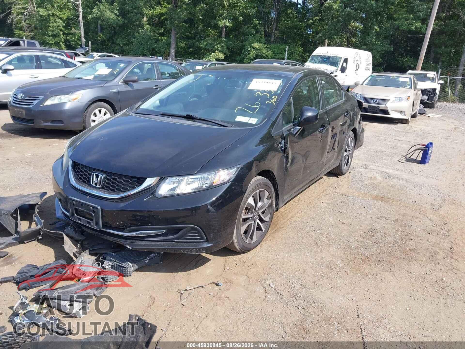 HONDA CIVIC 2013 - 2HGFB2F84DH530617