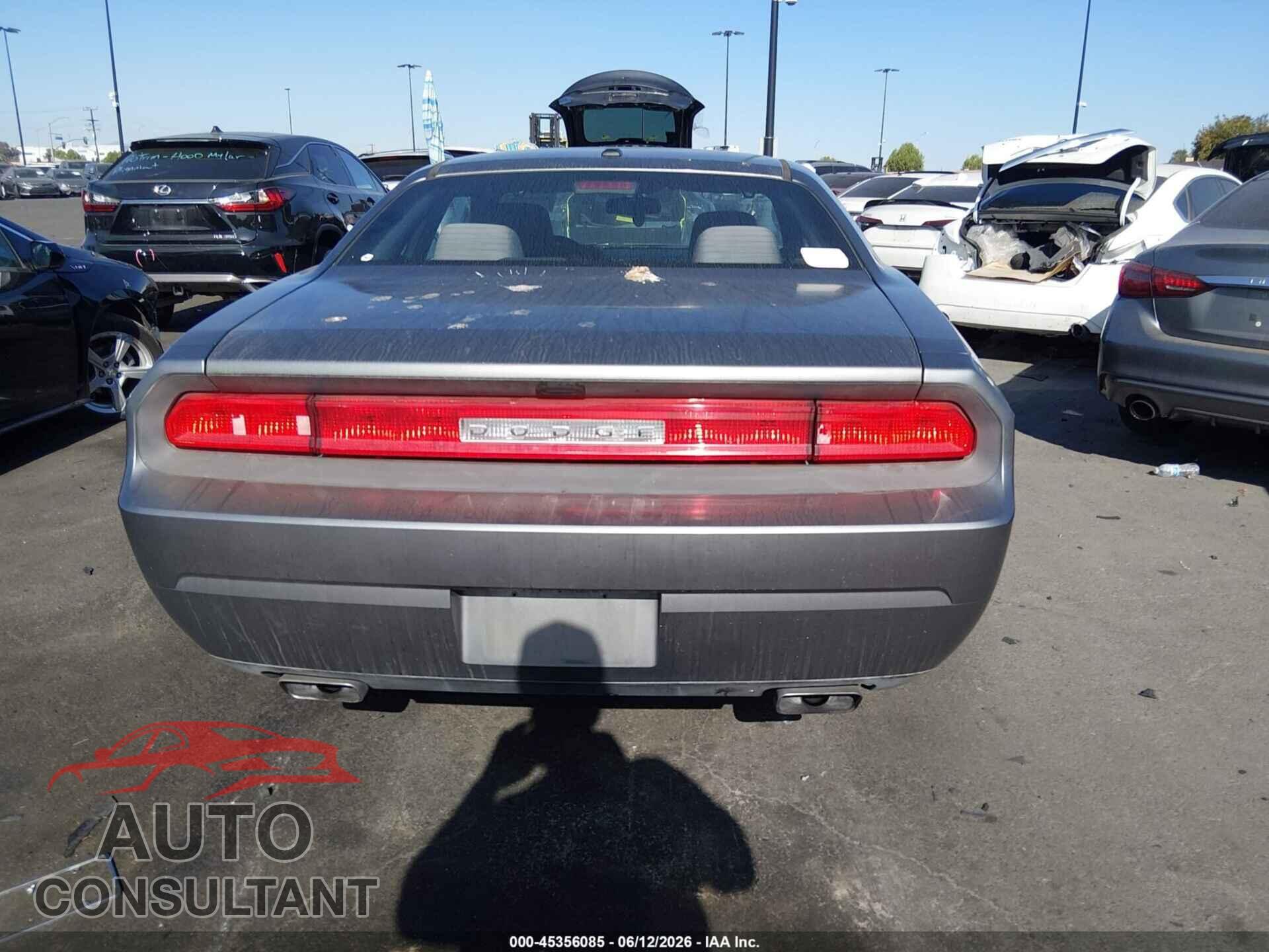 DODGE CHALLENGER 2012 - 2C3CDYAG5CH291207