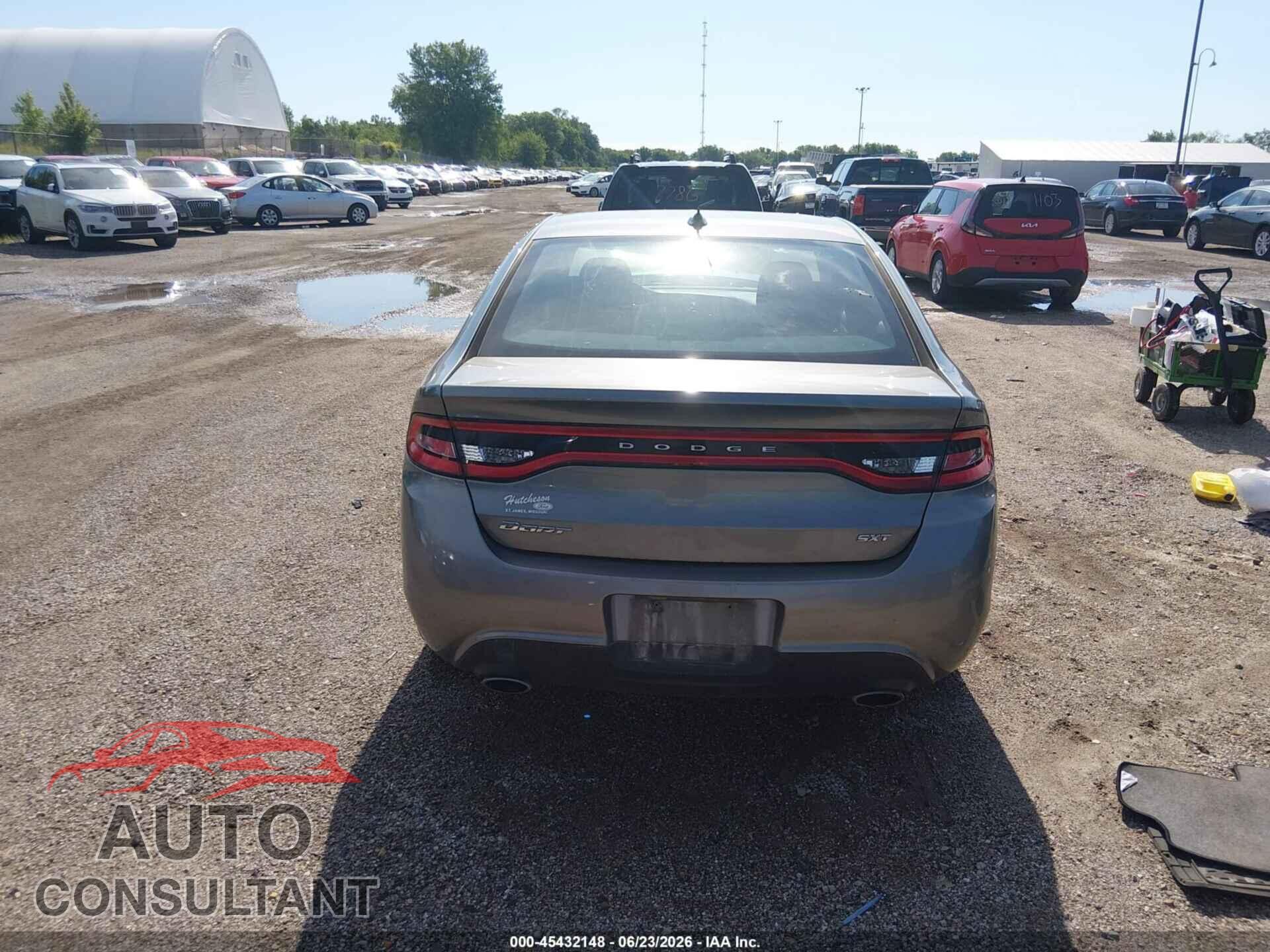 DODGE DART 2013 - 1C3CDFBA1DD299527