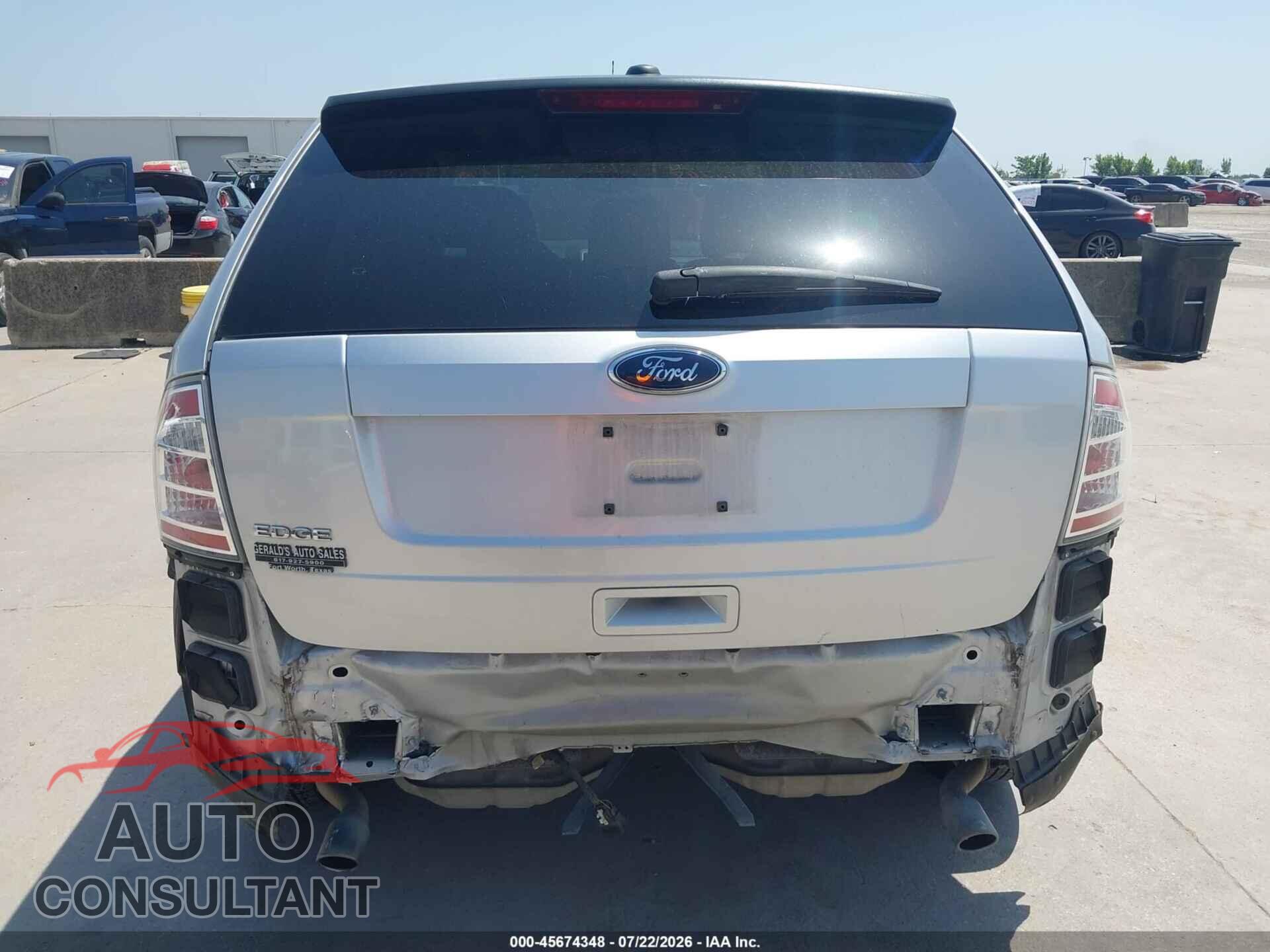 FORD EDGE 2010 - 2FMDK3GC6ABA67064
