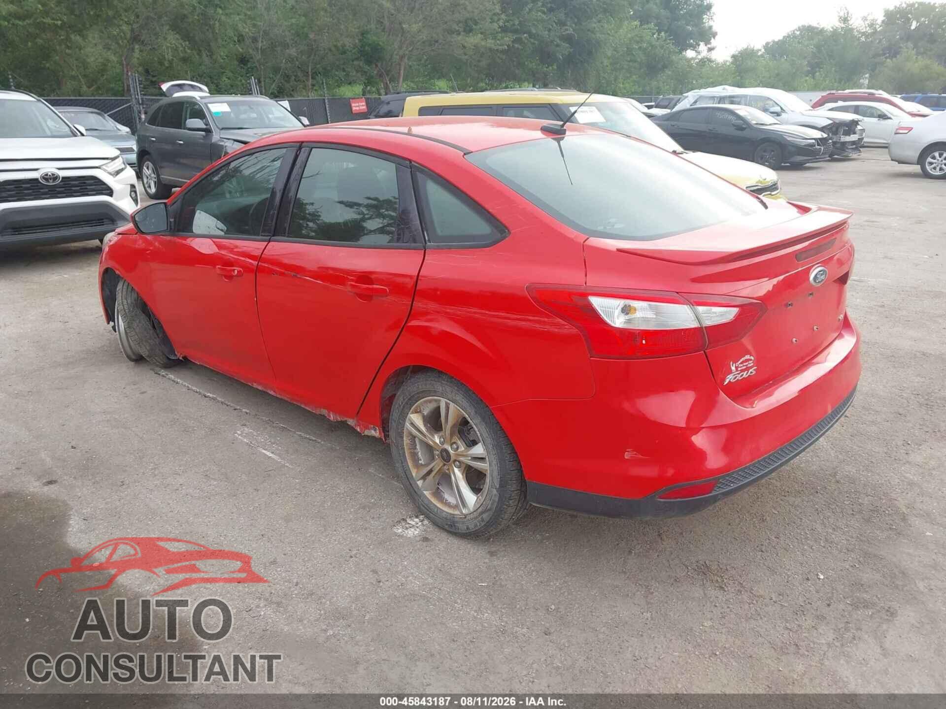 FORD FOCUS 2012 - 1FAHP3F2XCL301585