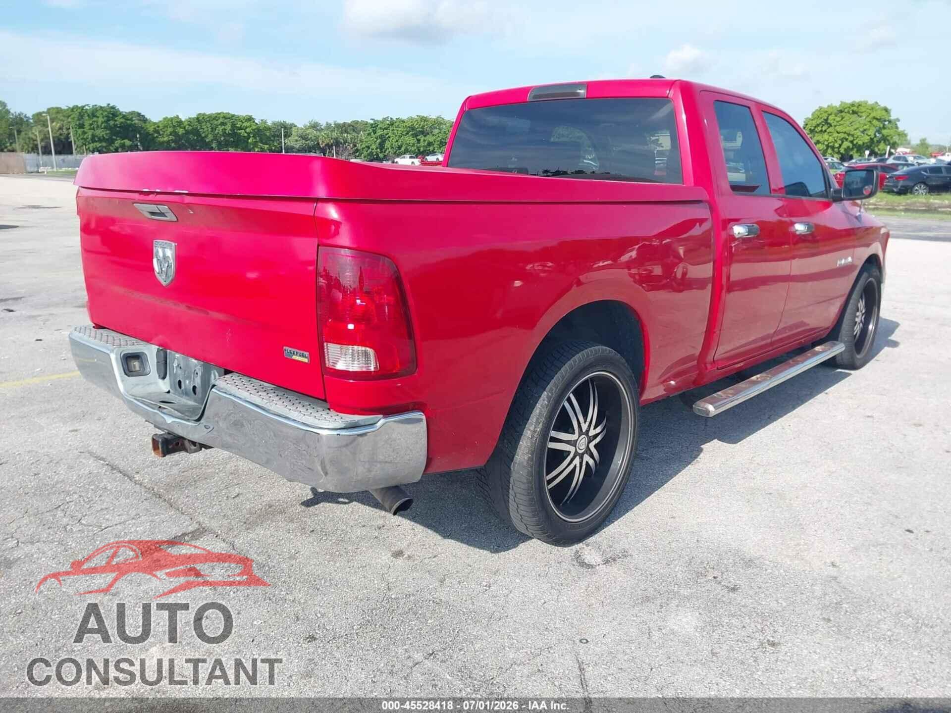 DODGE RAM 1500 2010 - 1D7RB1GP8AS109425