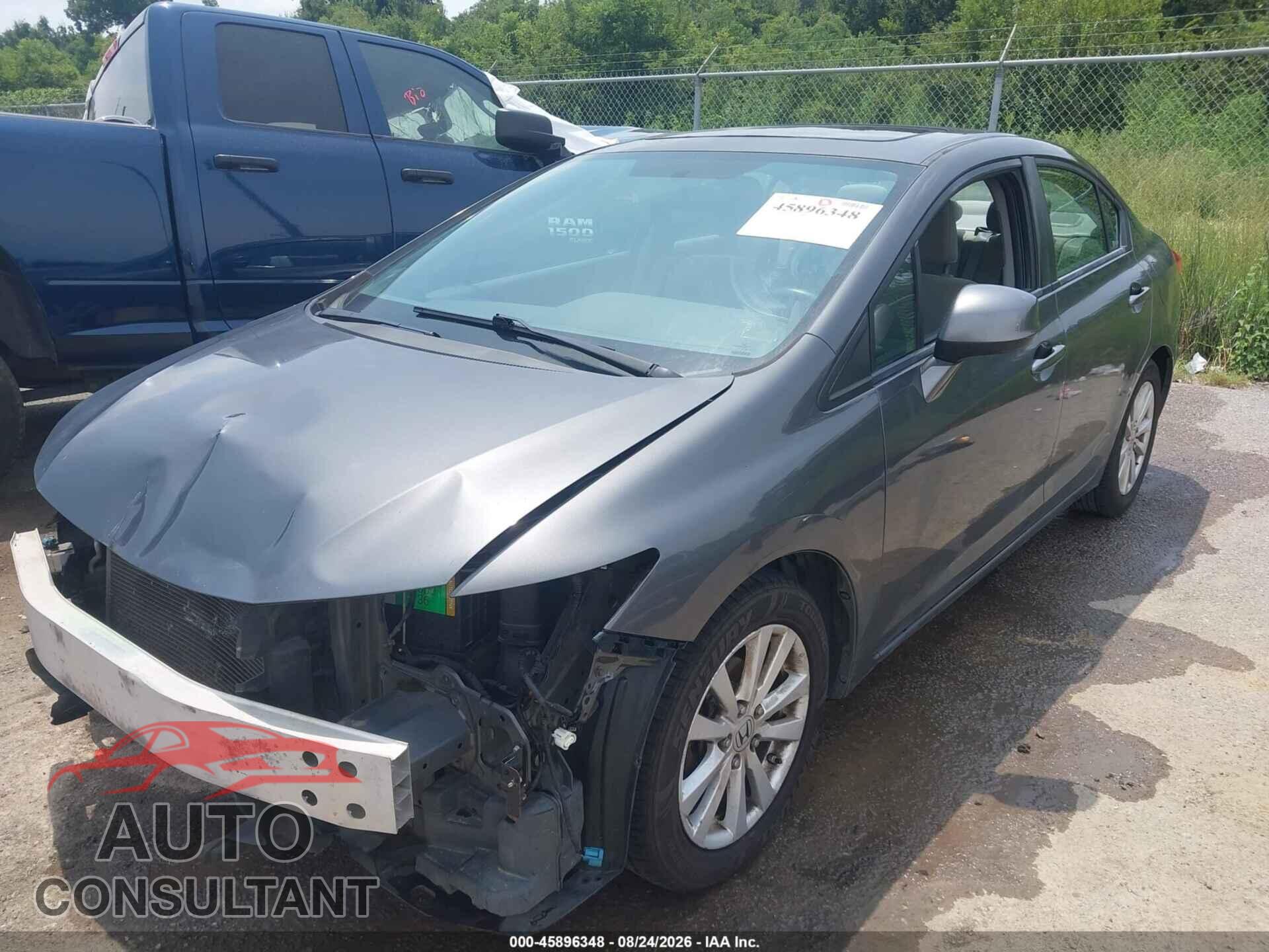 HONDA CIVIC 2012 - 2HGFB2F80CH516034