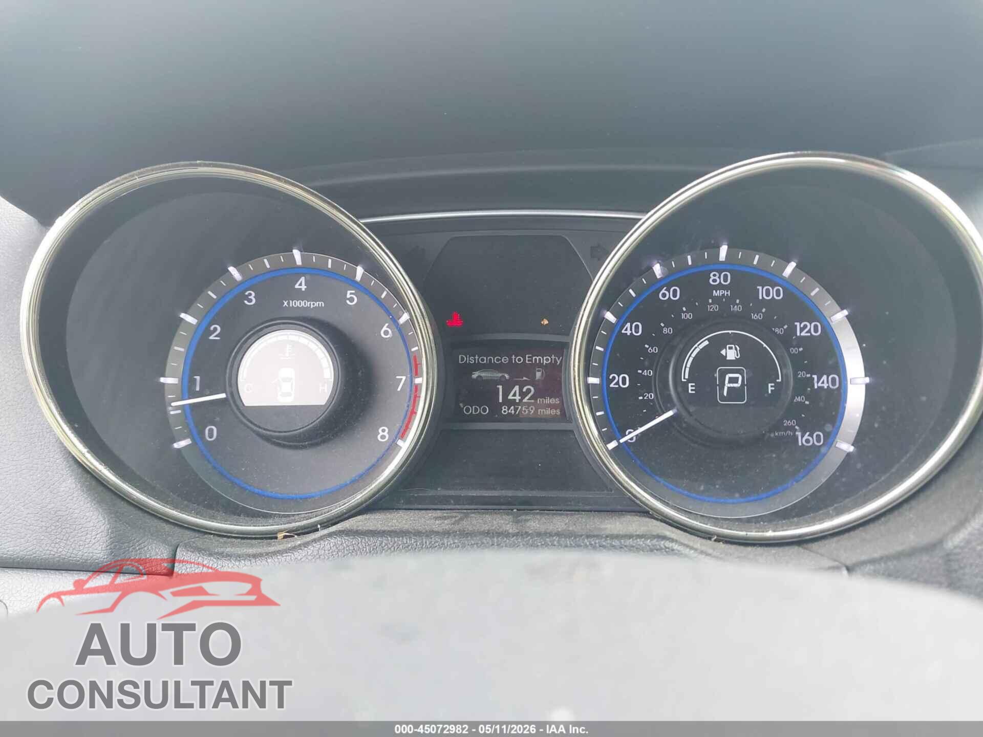 HYUNDAI SONATA 2013 - 5NPEB4AC7DH522522