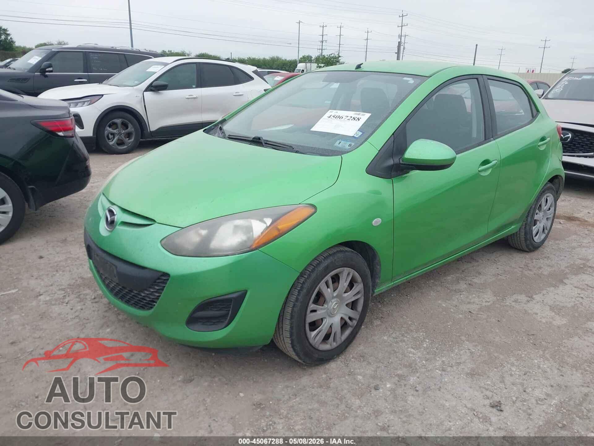 MAZDA MAZDA2 2013 - JM1DE1KY0D0154418