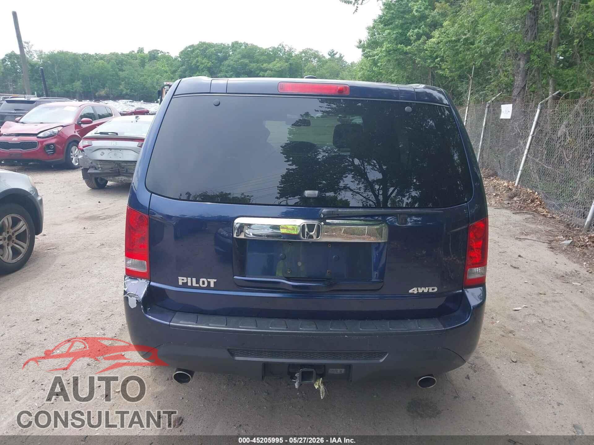 HONDA PILOT 2013 - 5FNYF4H59DB079247