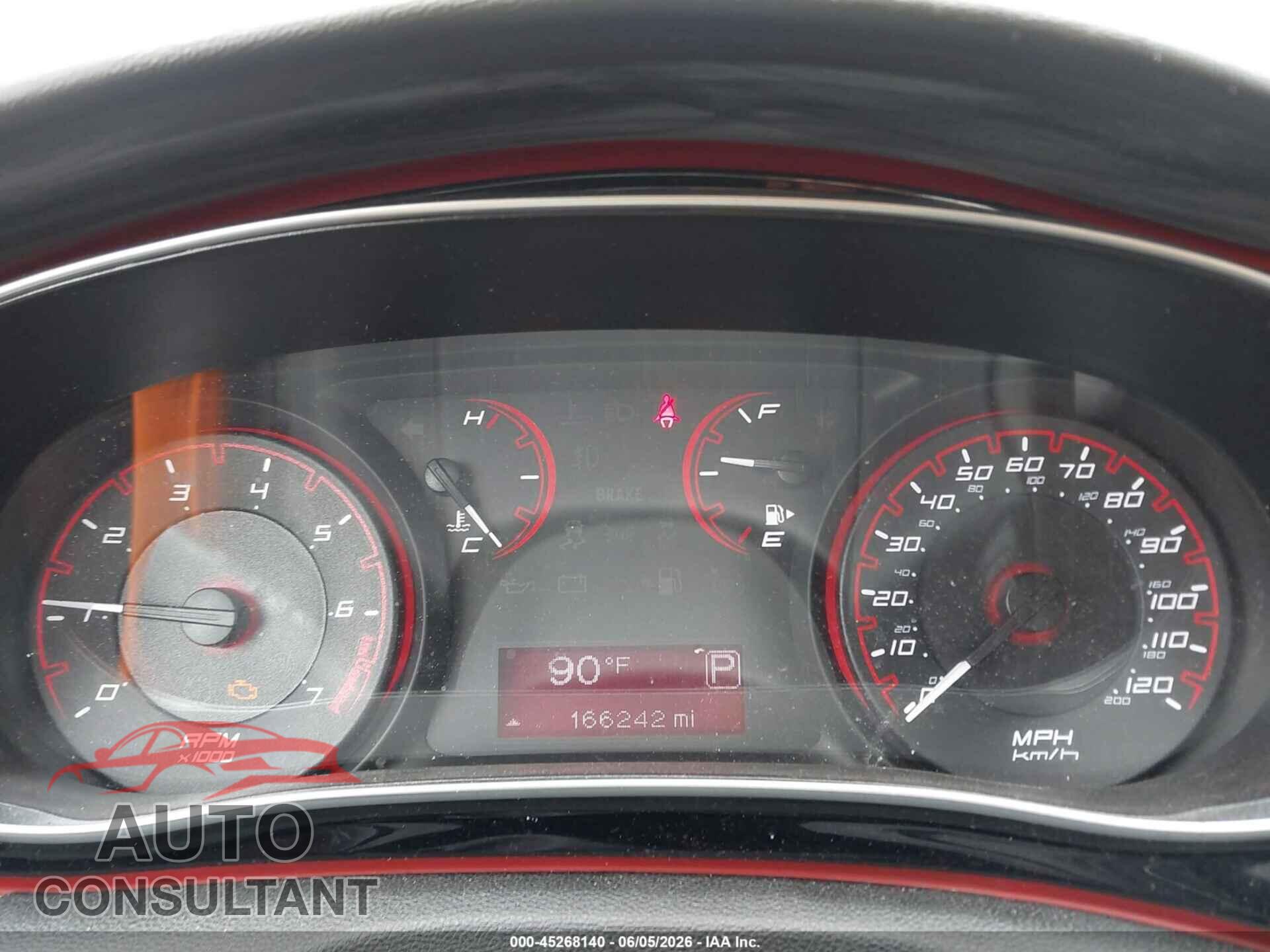 DODGE DART 2015 - 1C3CDFBB2FD223861